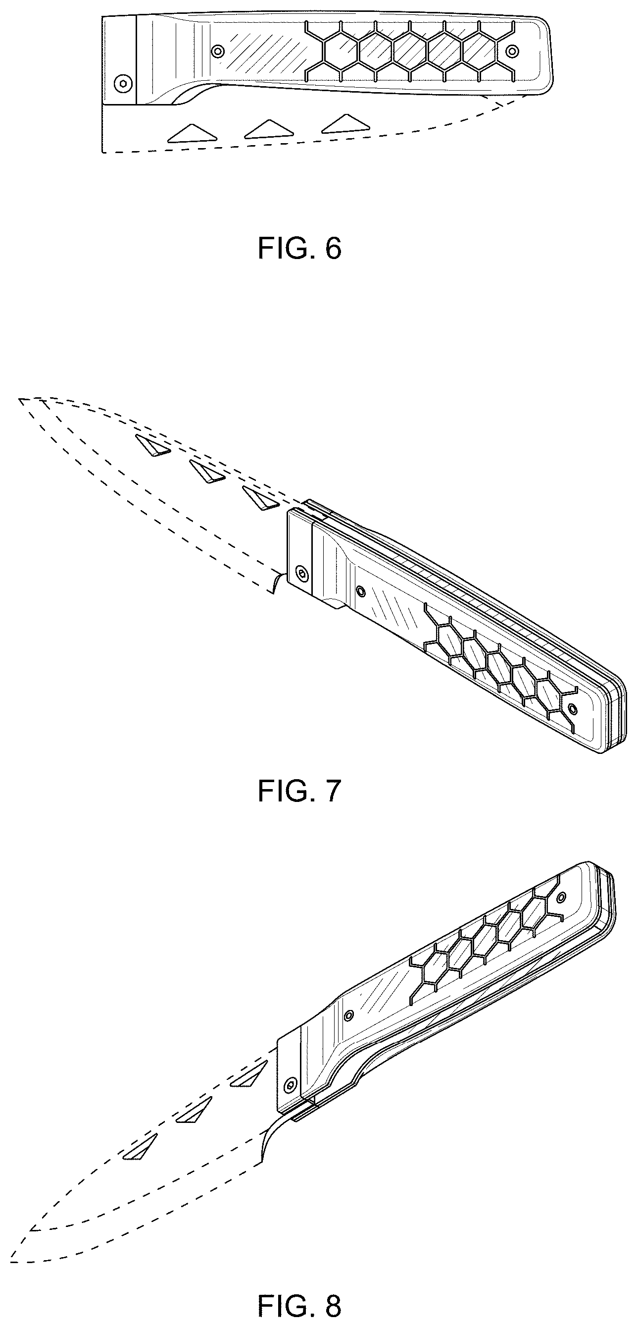Patent USD1001612 Figure 2 – Folding knife