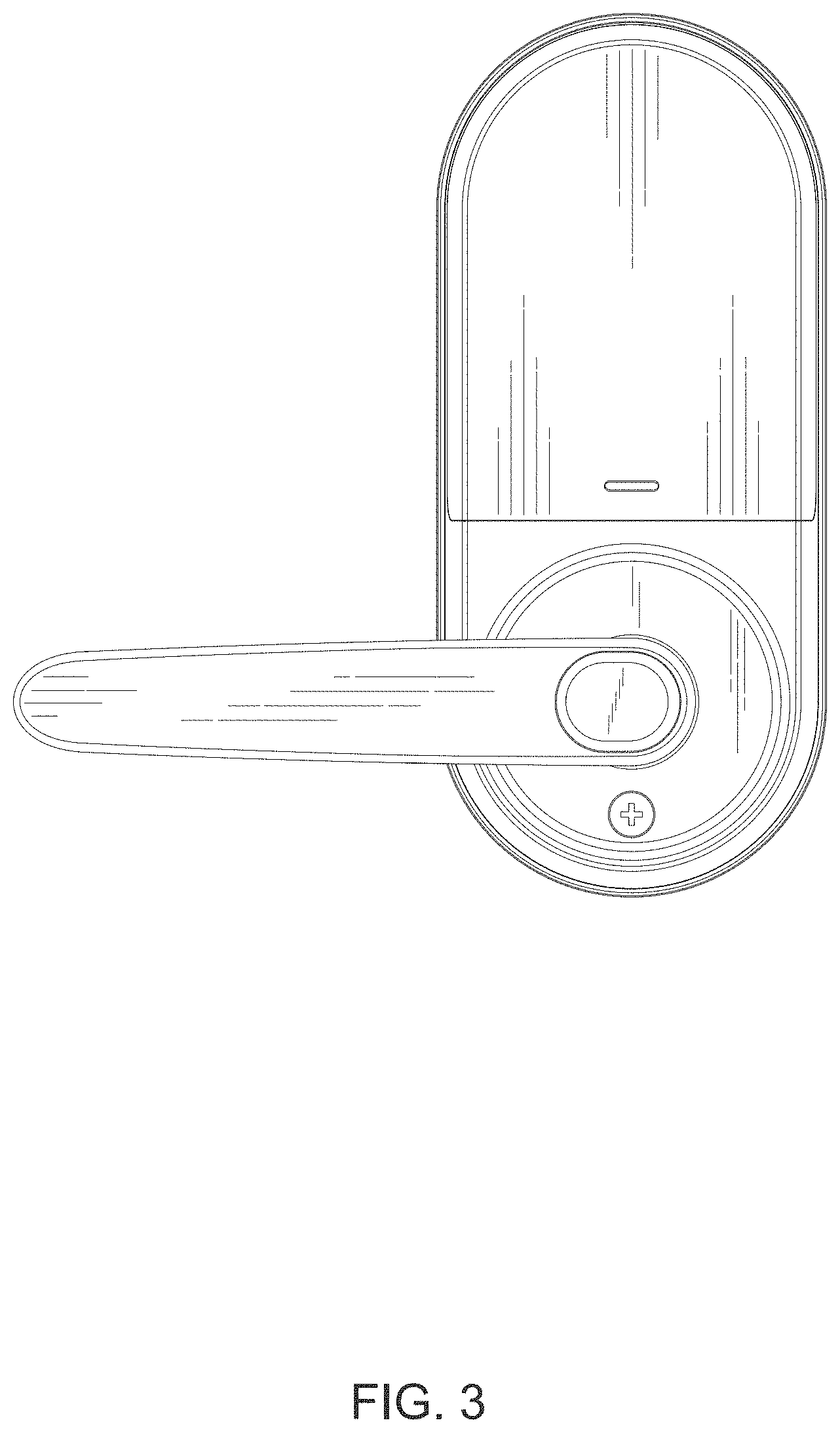 Patent USD1001616 Figure 3 – Smart lock