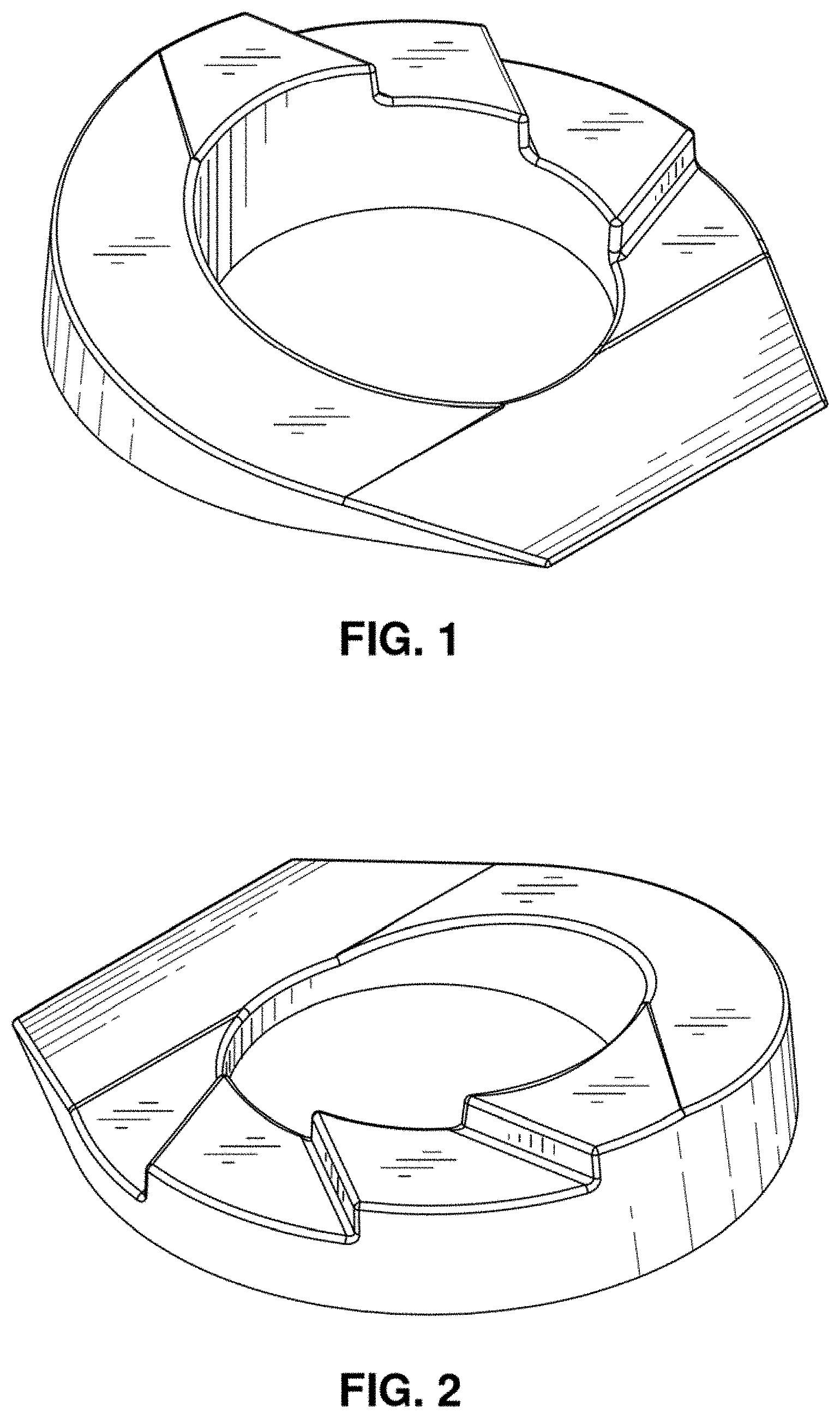 Patent USD1001618 Figure 1 – Circular wedge spacer