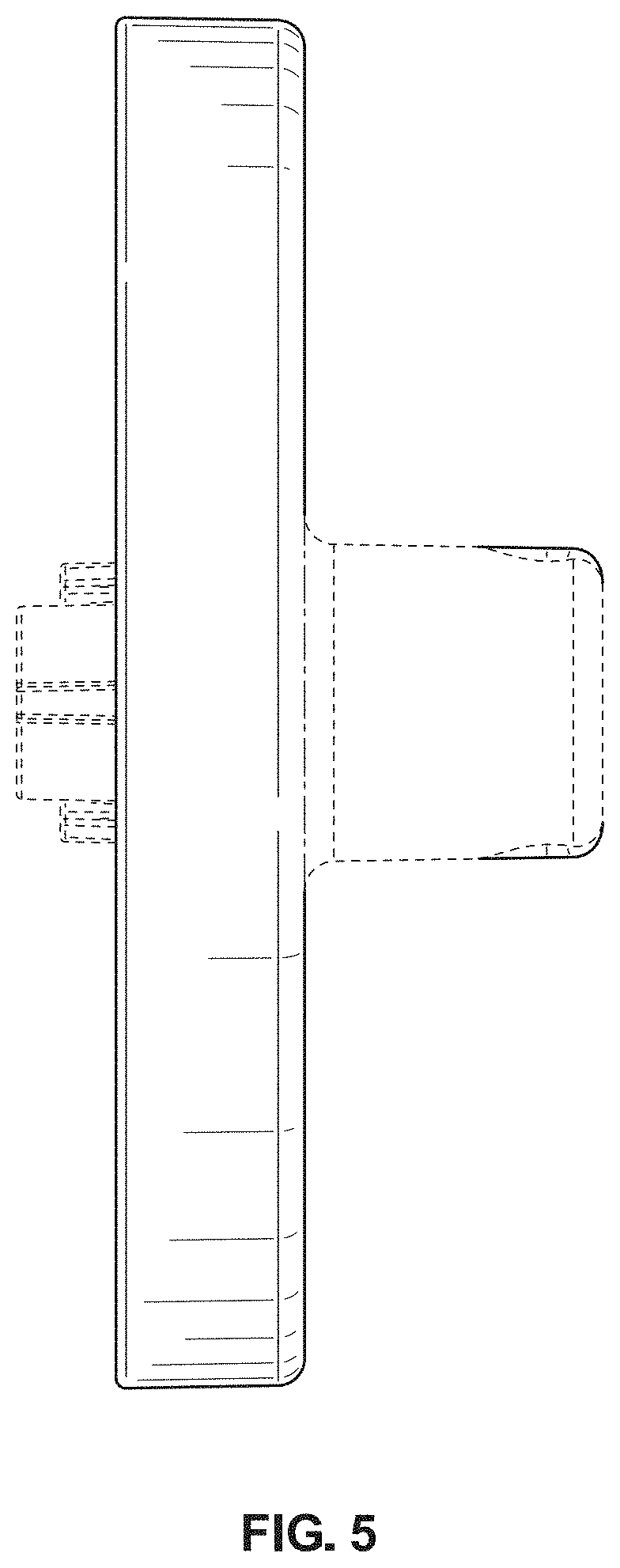 Patent USD1001619 Figure 5 – Device holder attachment for a hand mixer