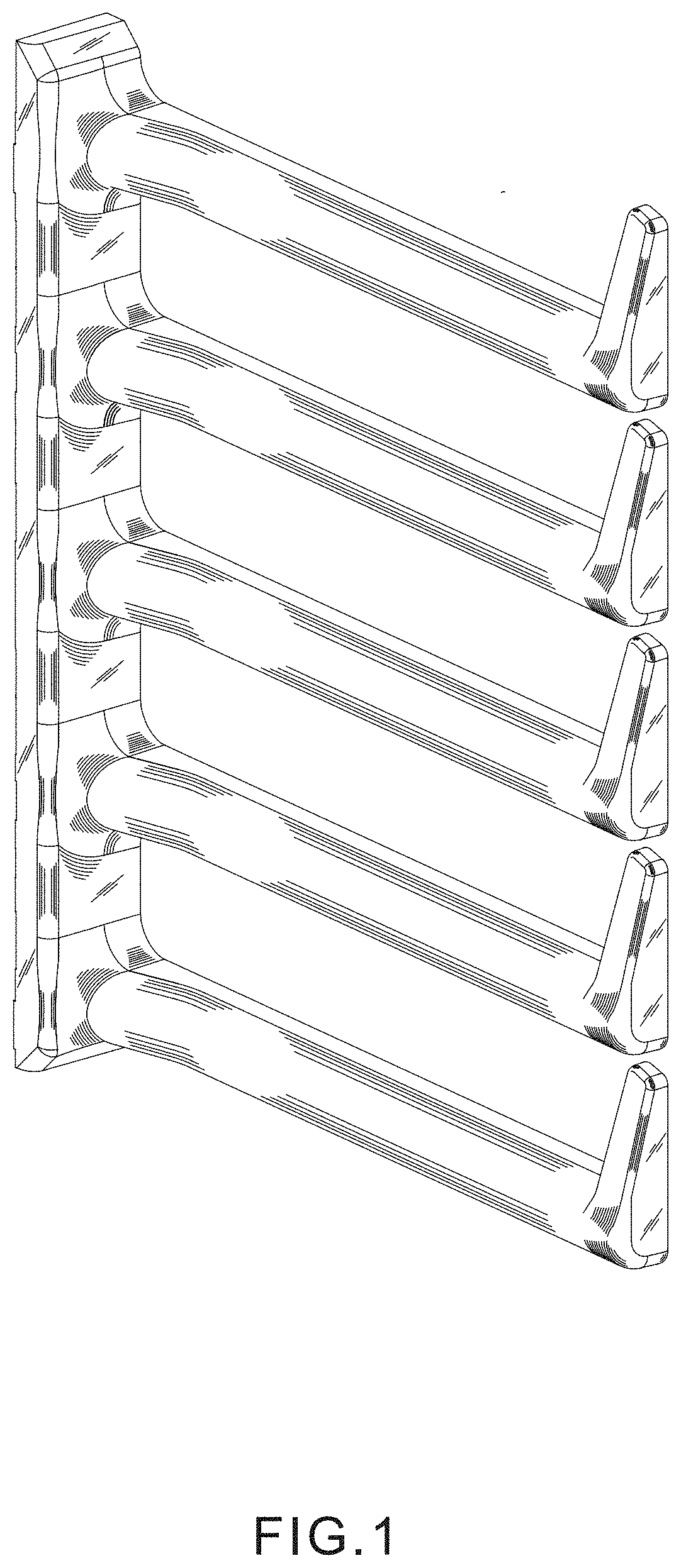 Patent USD1001621 Figure 1 – Cable management fingers