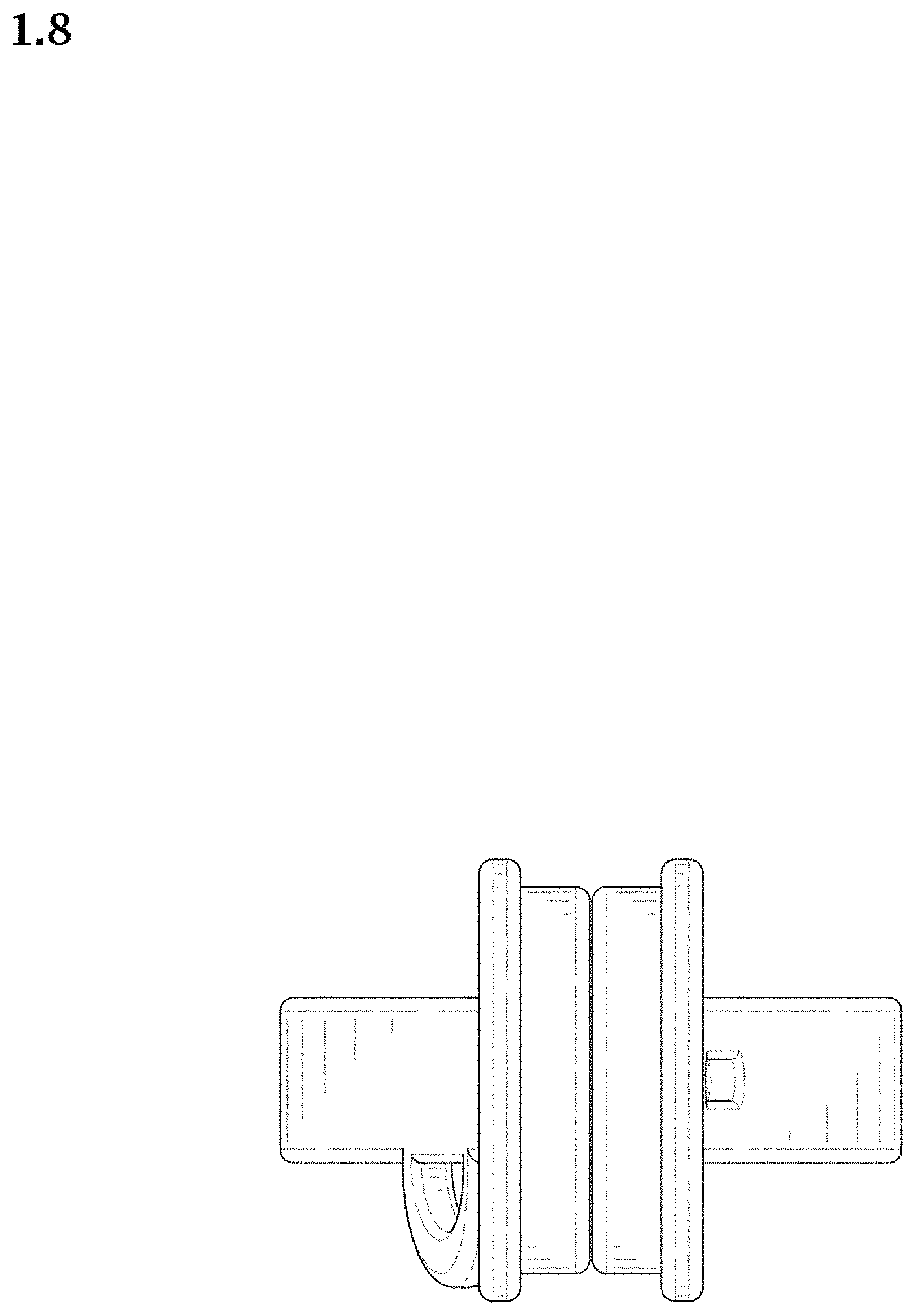 Patent USD1001622 Figure 8 – Magnetic clip for fastening cables