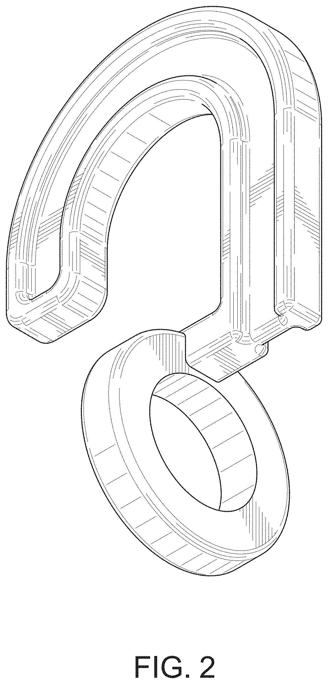 Patent USD1001623 Figure 2 – Hanger extension