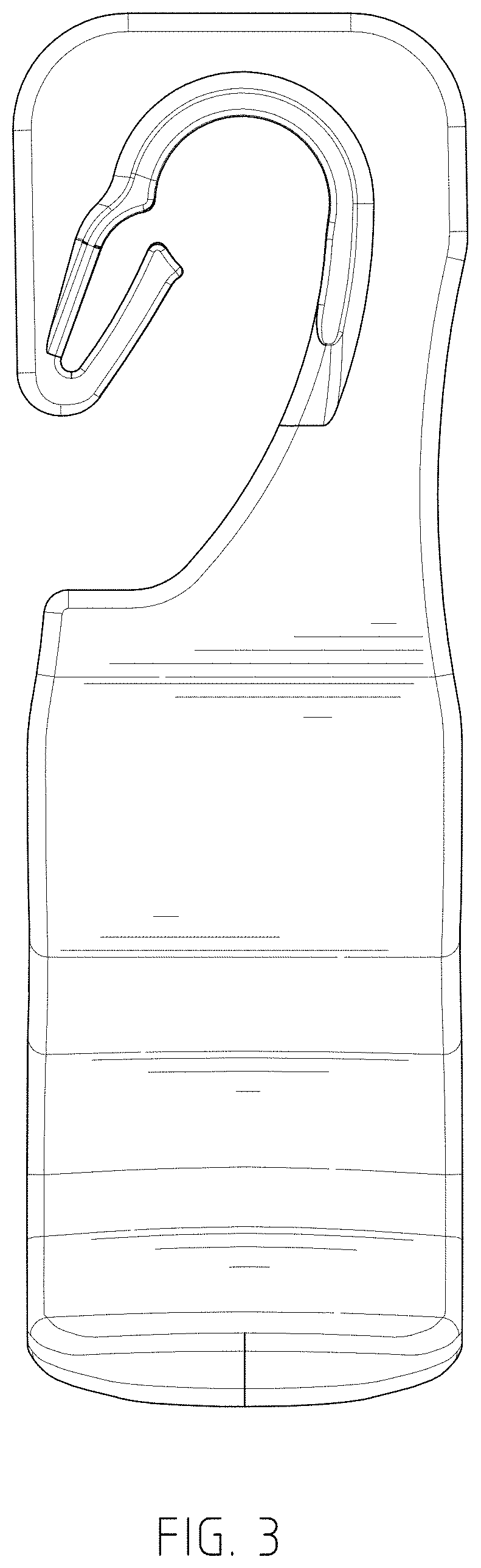 Patent USD1001624 Figure 3 – Car hook