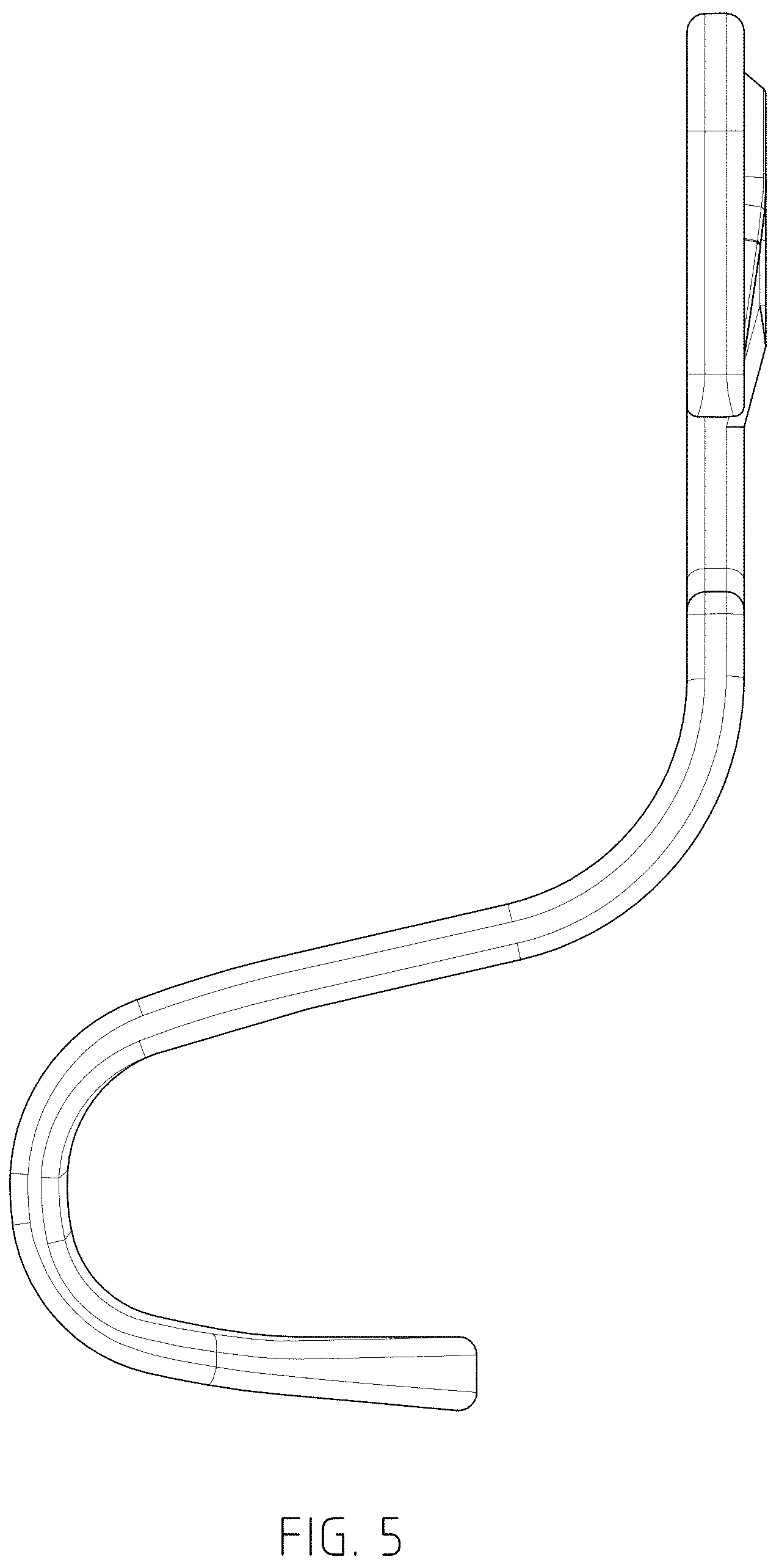 Patent USD1001624 Figure 5 – Car hook