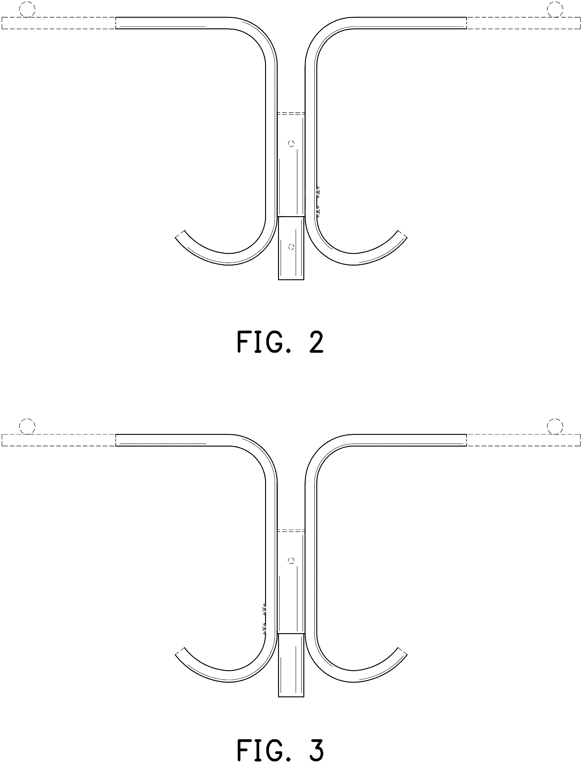 Patent USD1001625 Figure 2 – Extension for garment rack