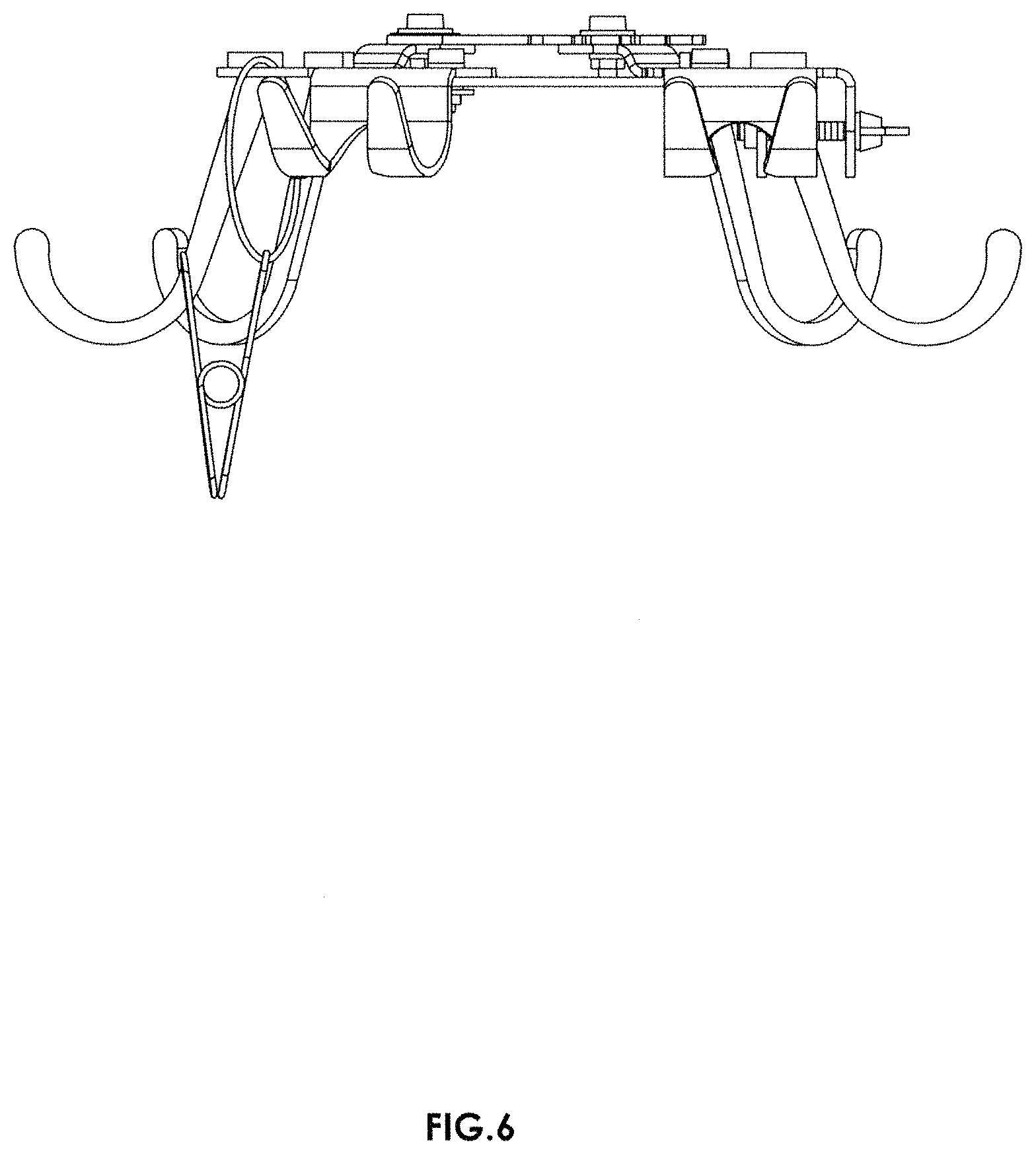 Patent USD1001626 Figure 6 – Gas cylinder hanger