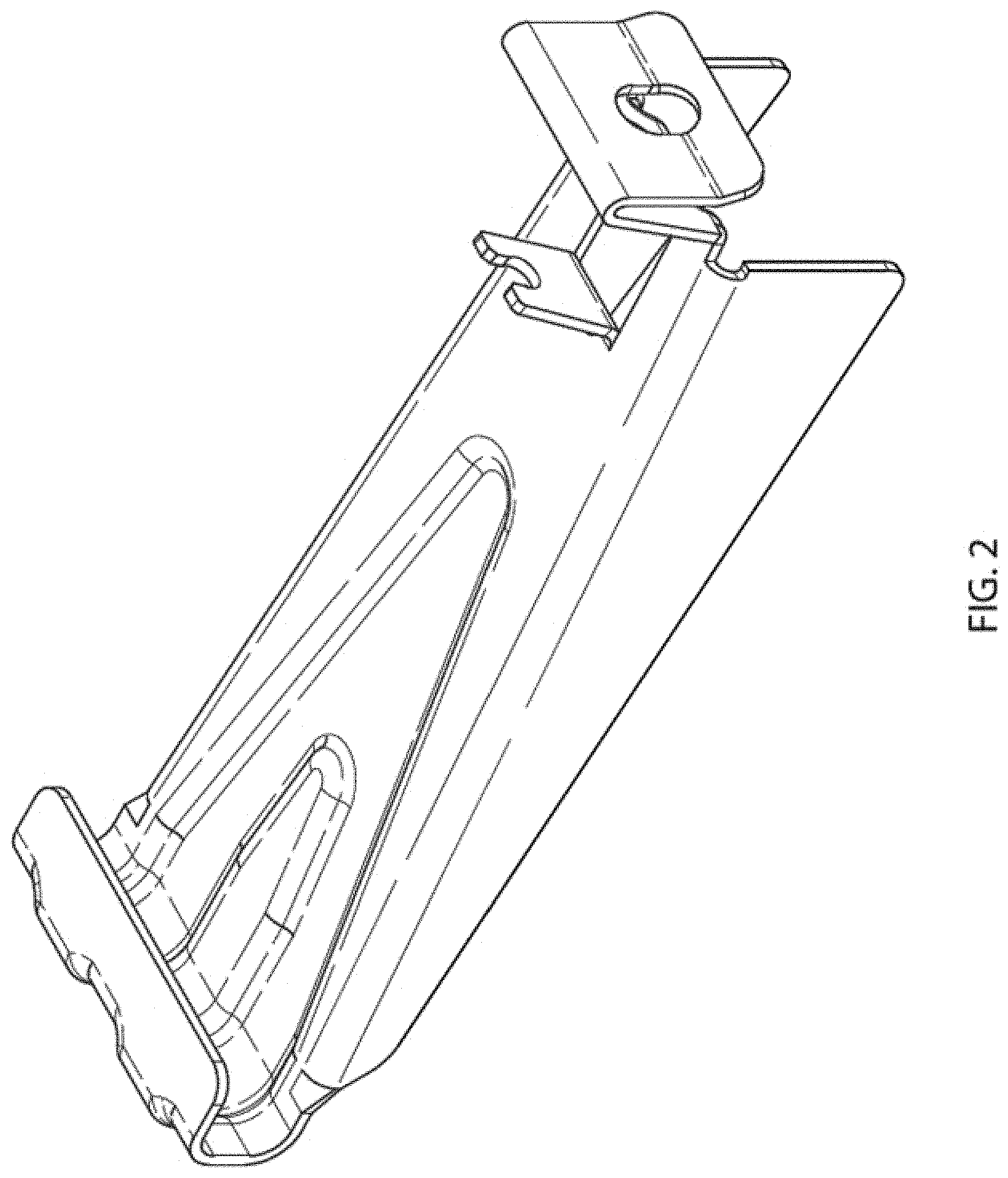 Patent USD1001627 Figure 2 – Gutter hanger