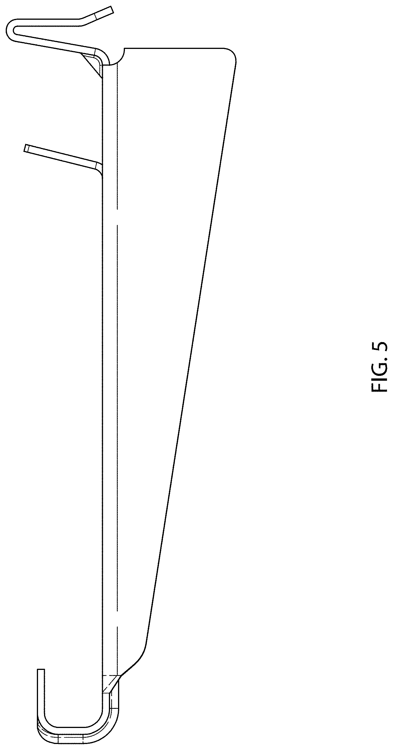 Patent USD1001627 Figure 5 – Gutter hanger