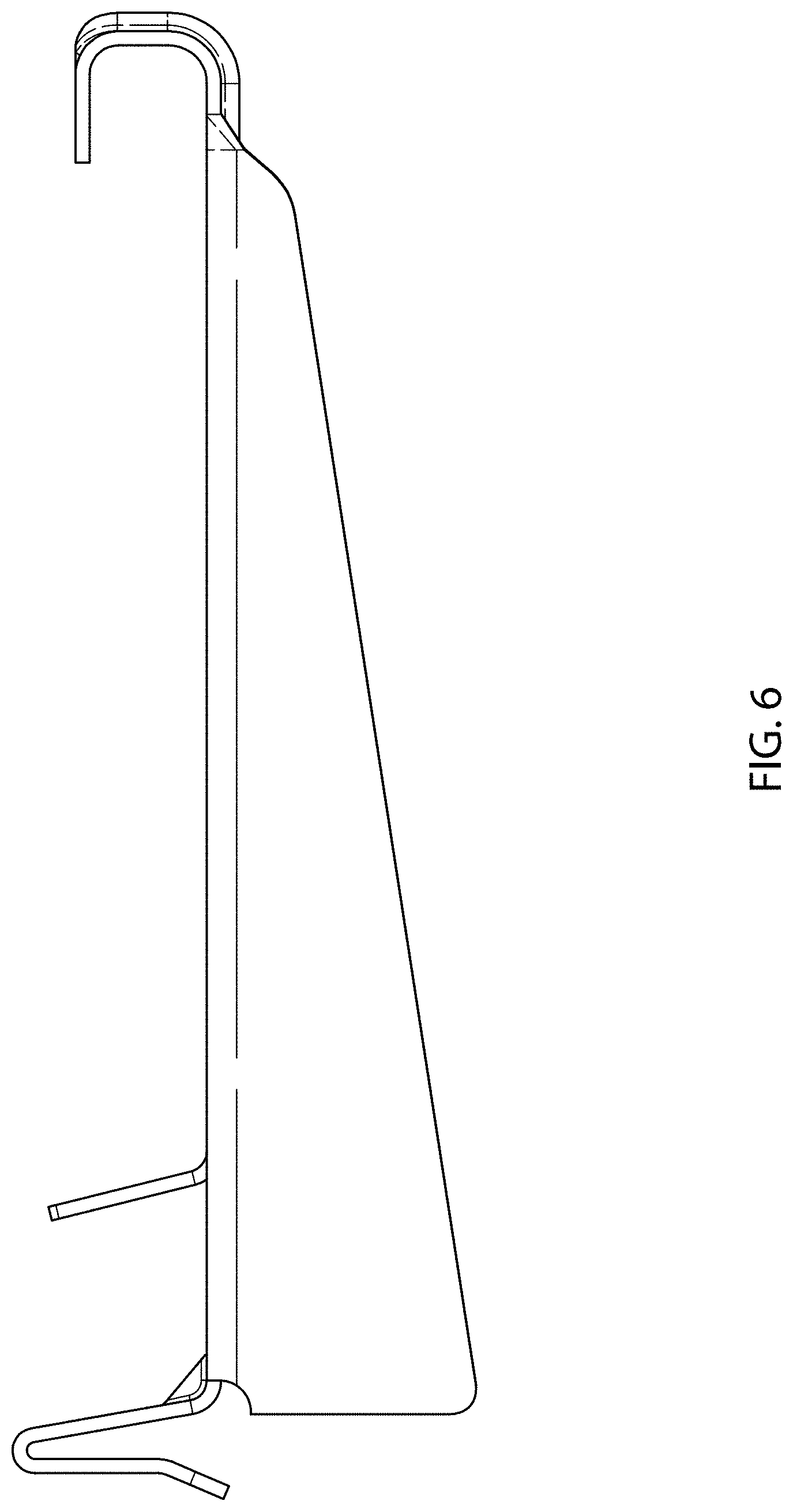 Patent USD1001627 Figure 6 – Gutter hanger