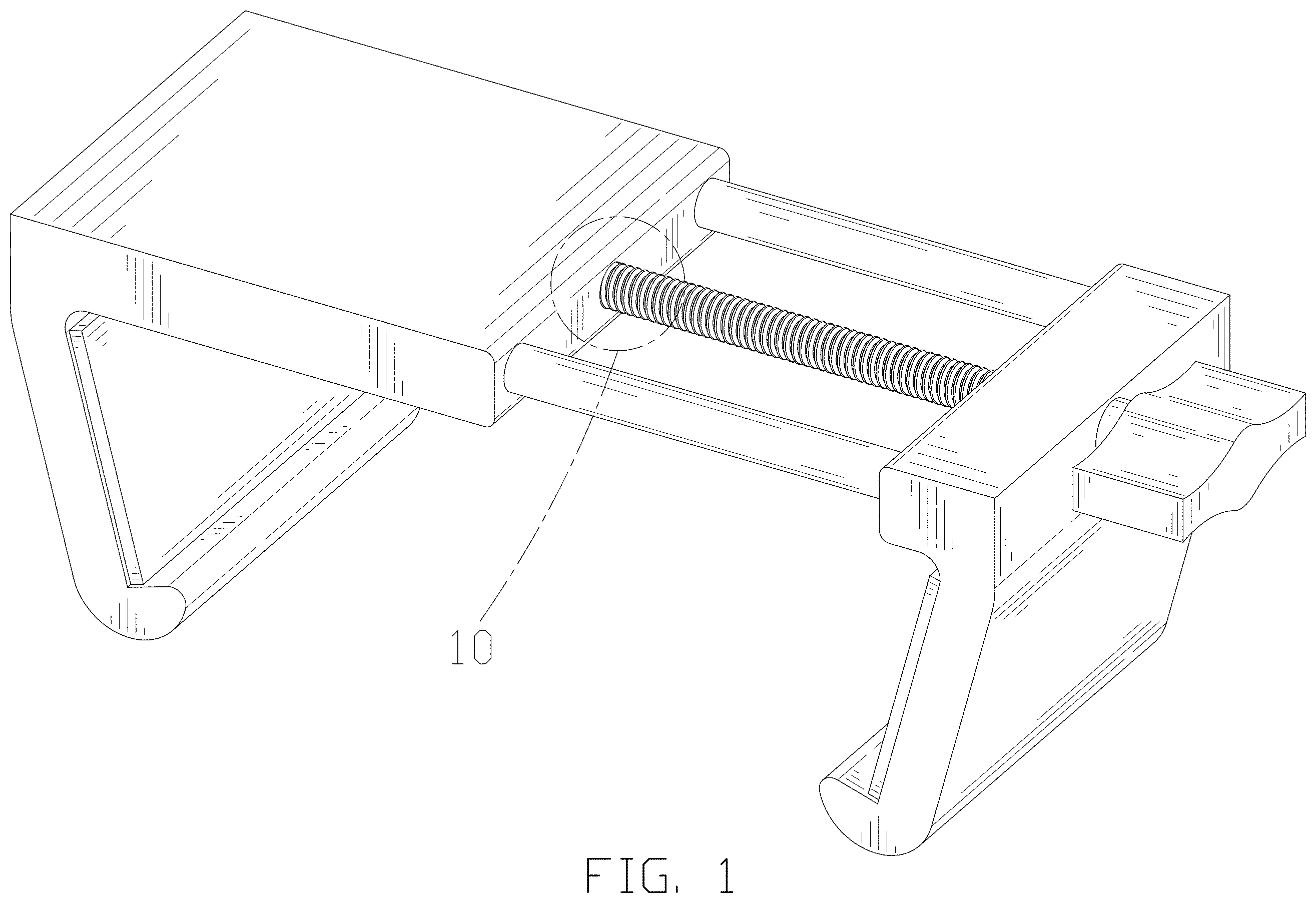 Patent USD1001629 — Furniture clip — Figure 1