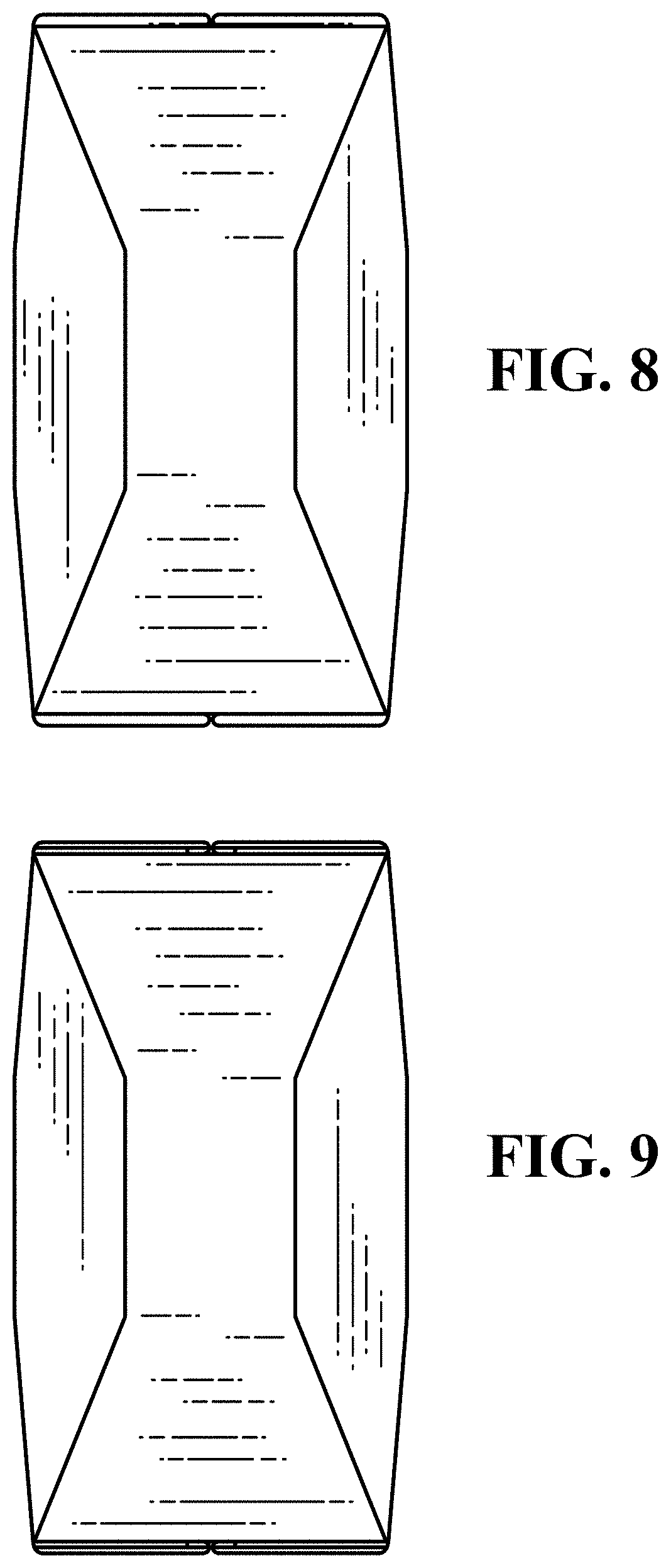 Patent USD1001631 Figure 5 – Collapsible bong carton