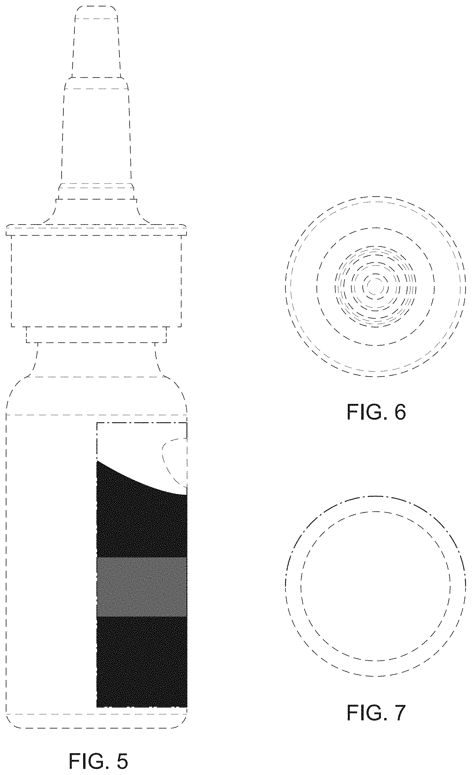 Patent USD1001632 Figure 3 – Over the counter medicinal container with surface ornamentation