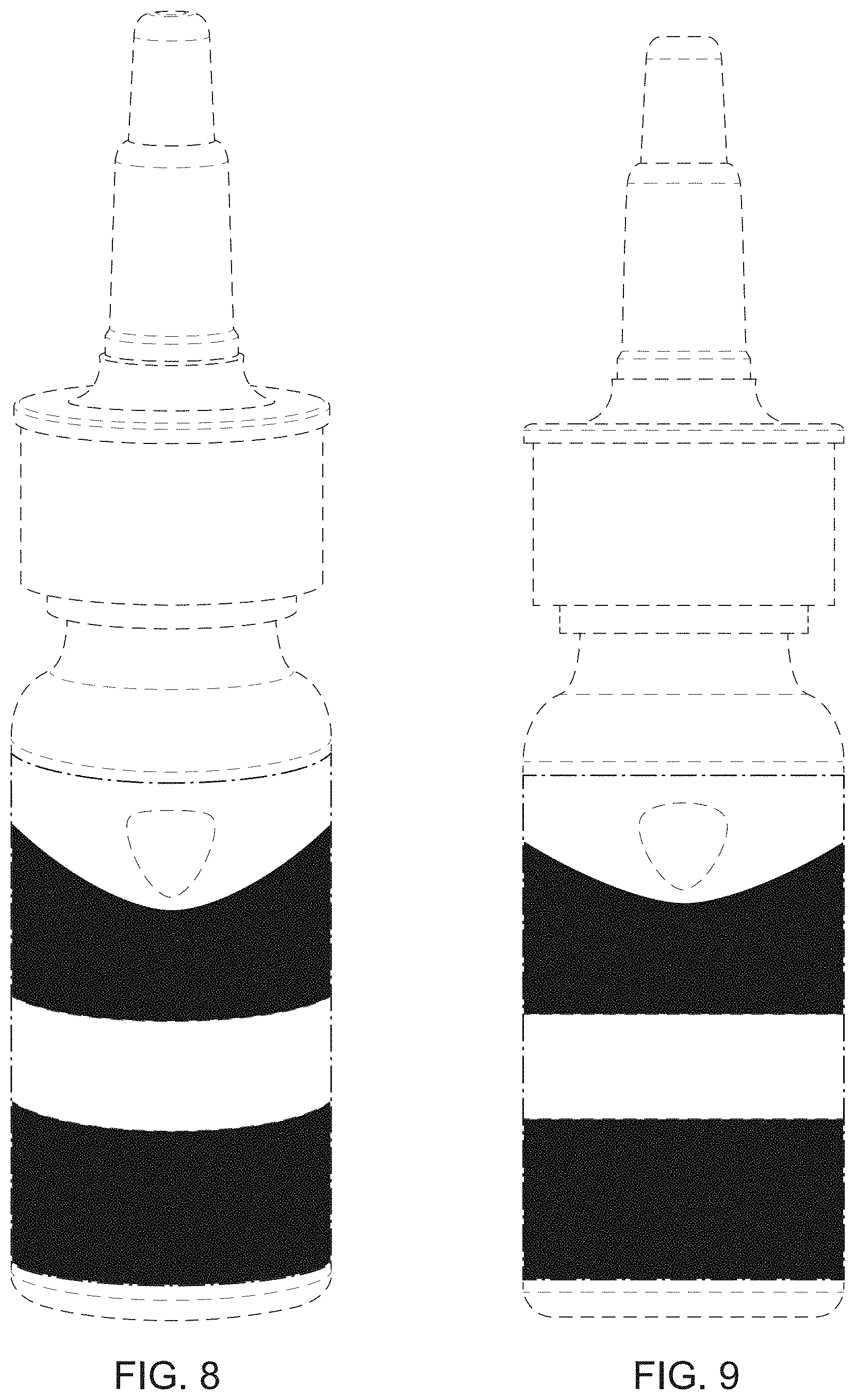 Patent USD1001632 Figure 4 – Over the counter medicinal container with surface ornamentation