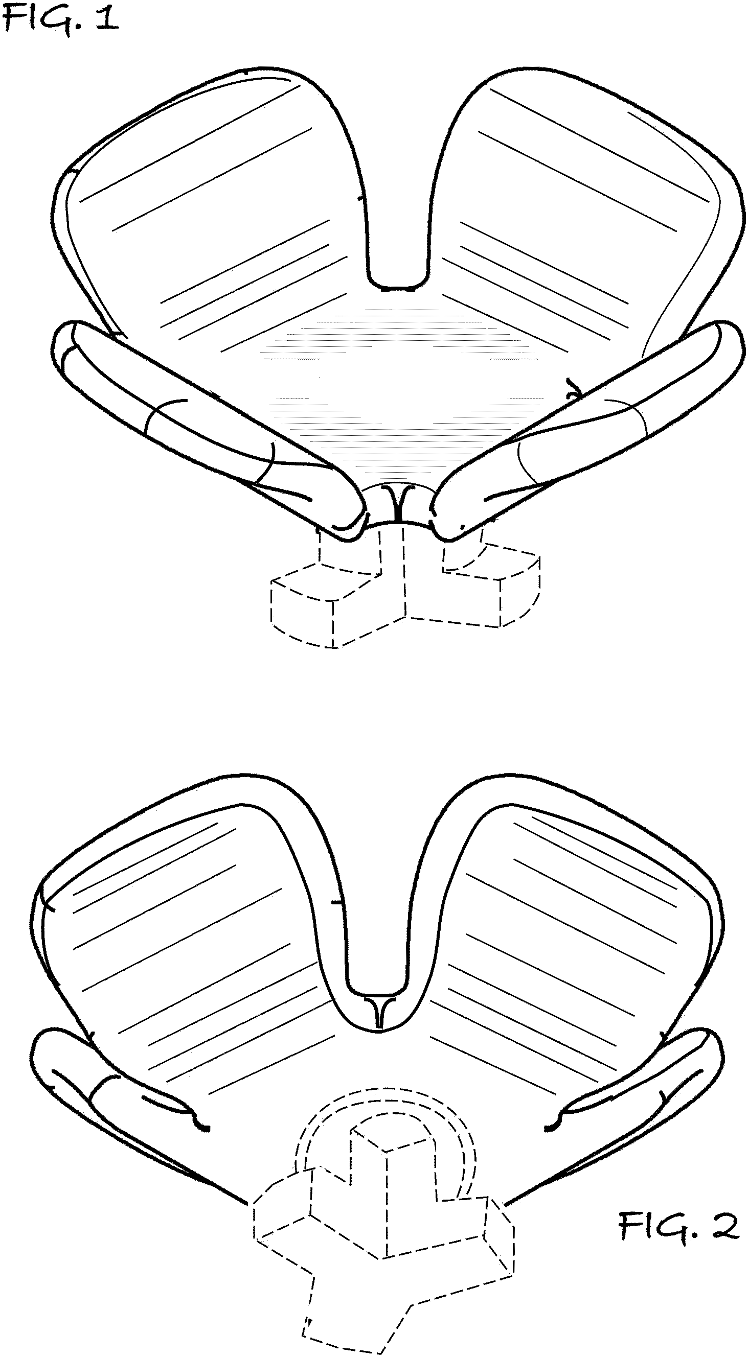 Patent USD1001633 Figure 1 – Valve handle for a container