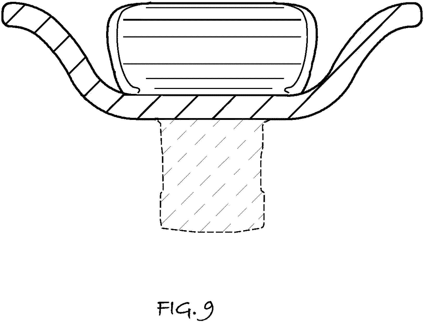 Patent USD1001633 Figure 6 – Valve handle for a container