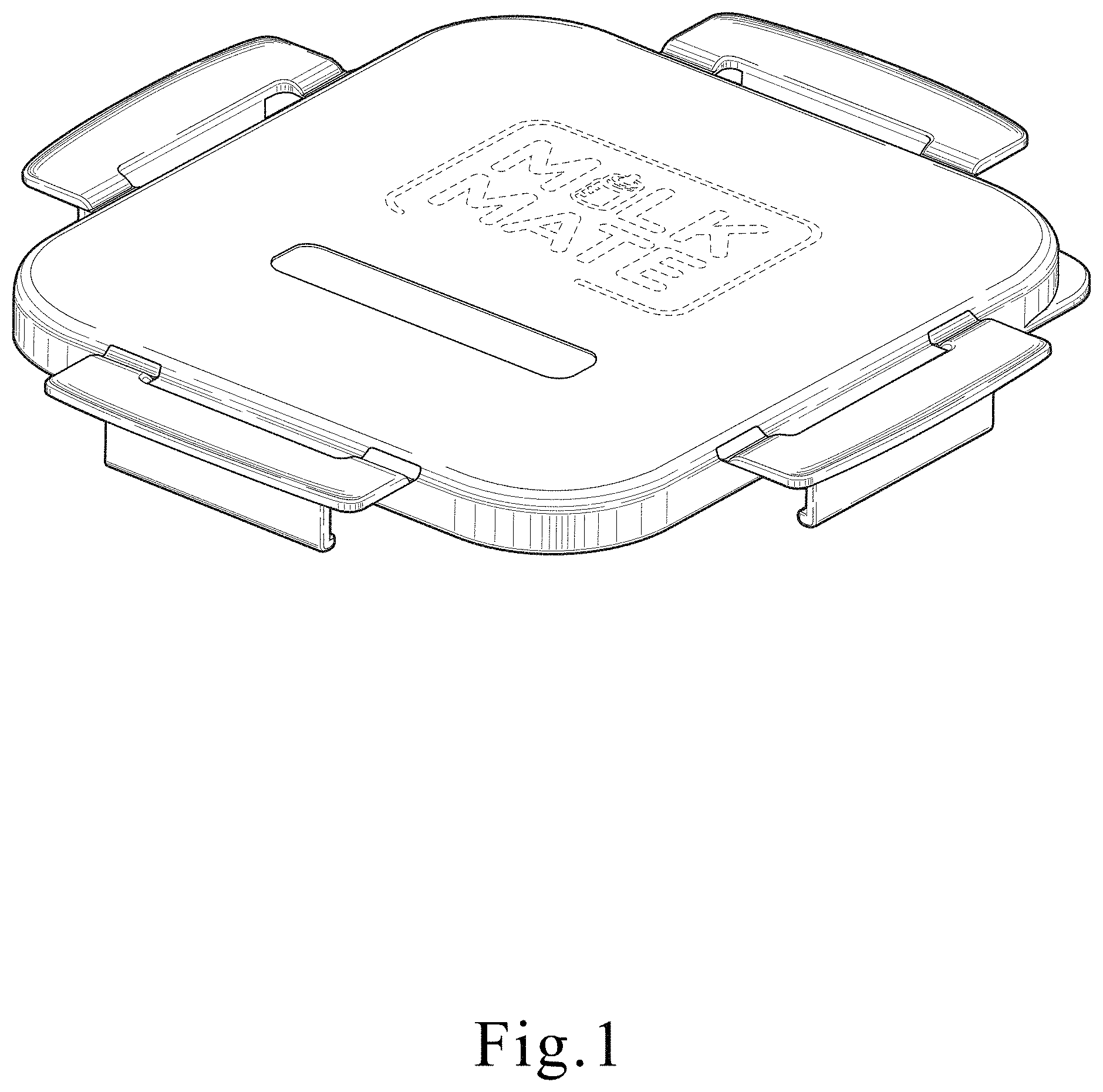 Patent USD1001634 Figure 1 – Lid