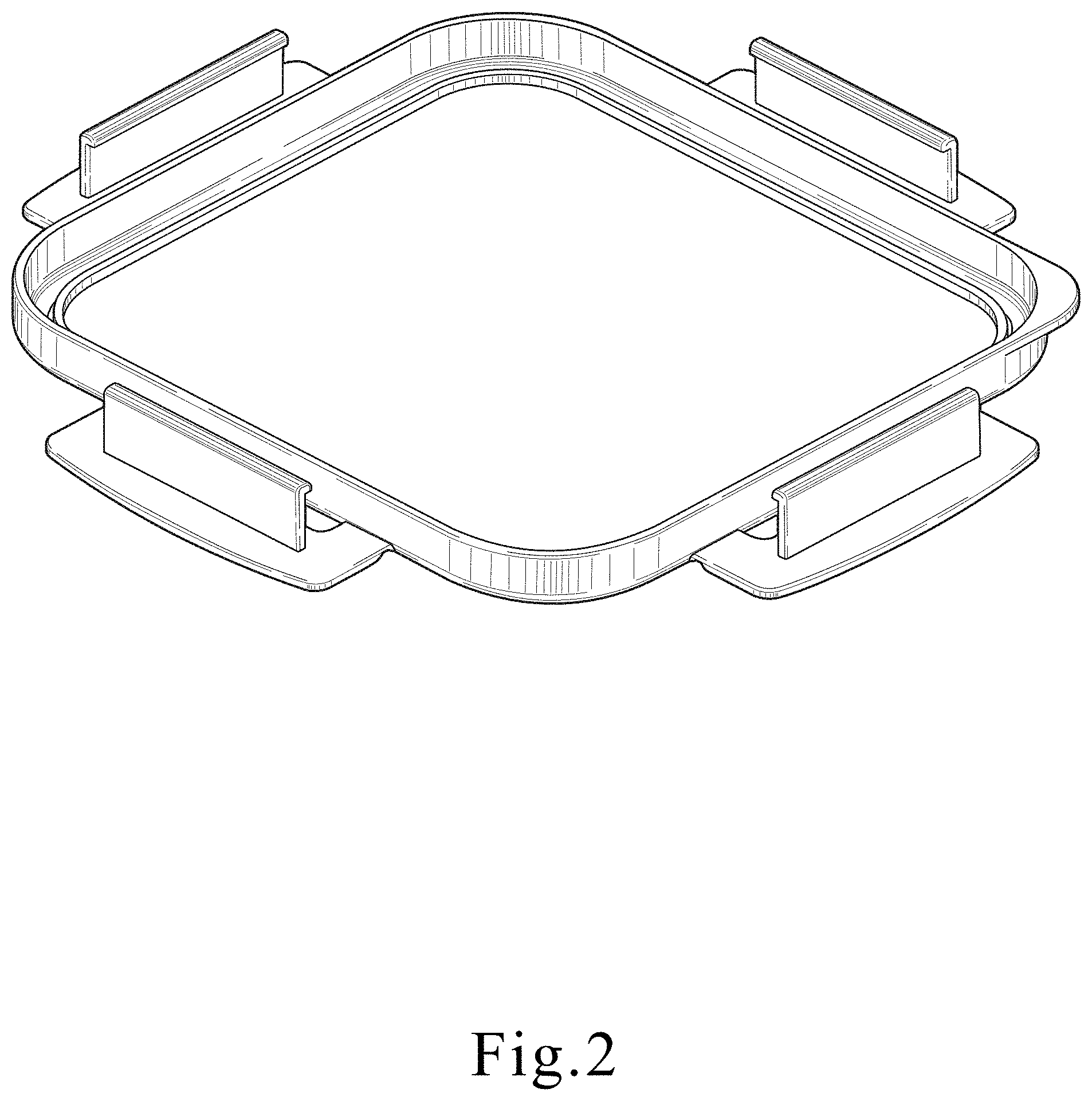 Patent USD1001634 Figure 2 – Lid