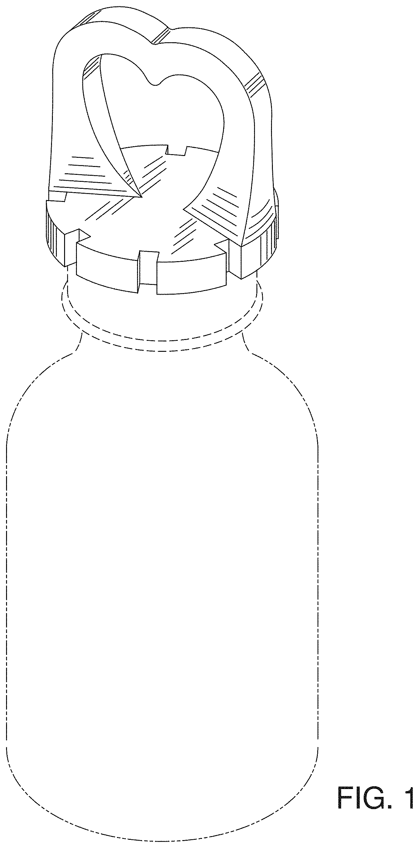 Patent USD1001635 Figure 1 – Safety cap for laboratory and consumable containers