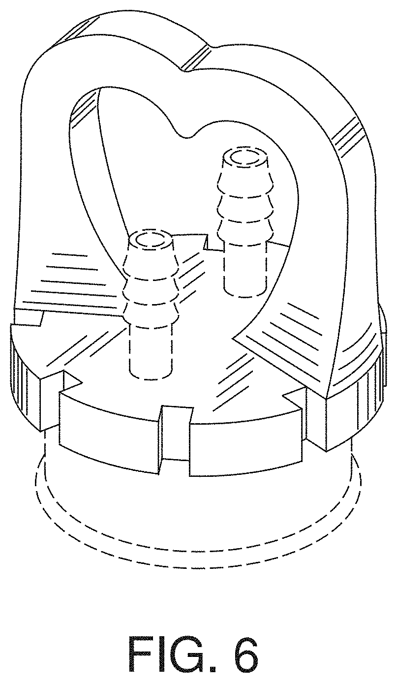 Patent USD1001635 Figure 4 – Safety cap for laboratory and consumable containers