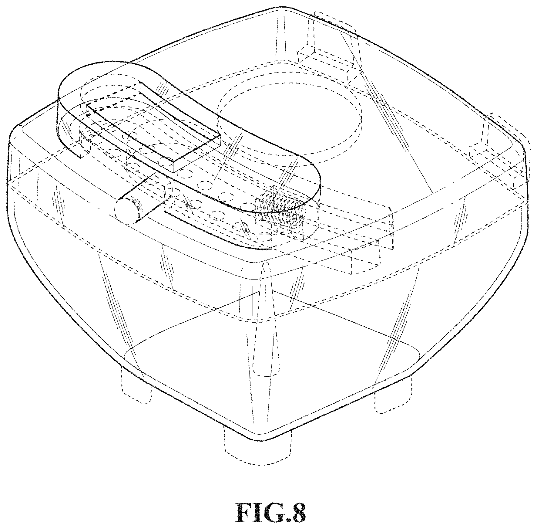 Patent USD1001636 Figure 6 – Container