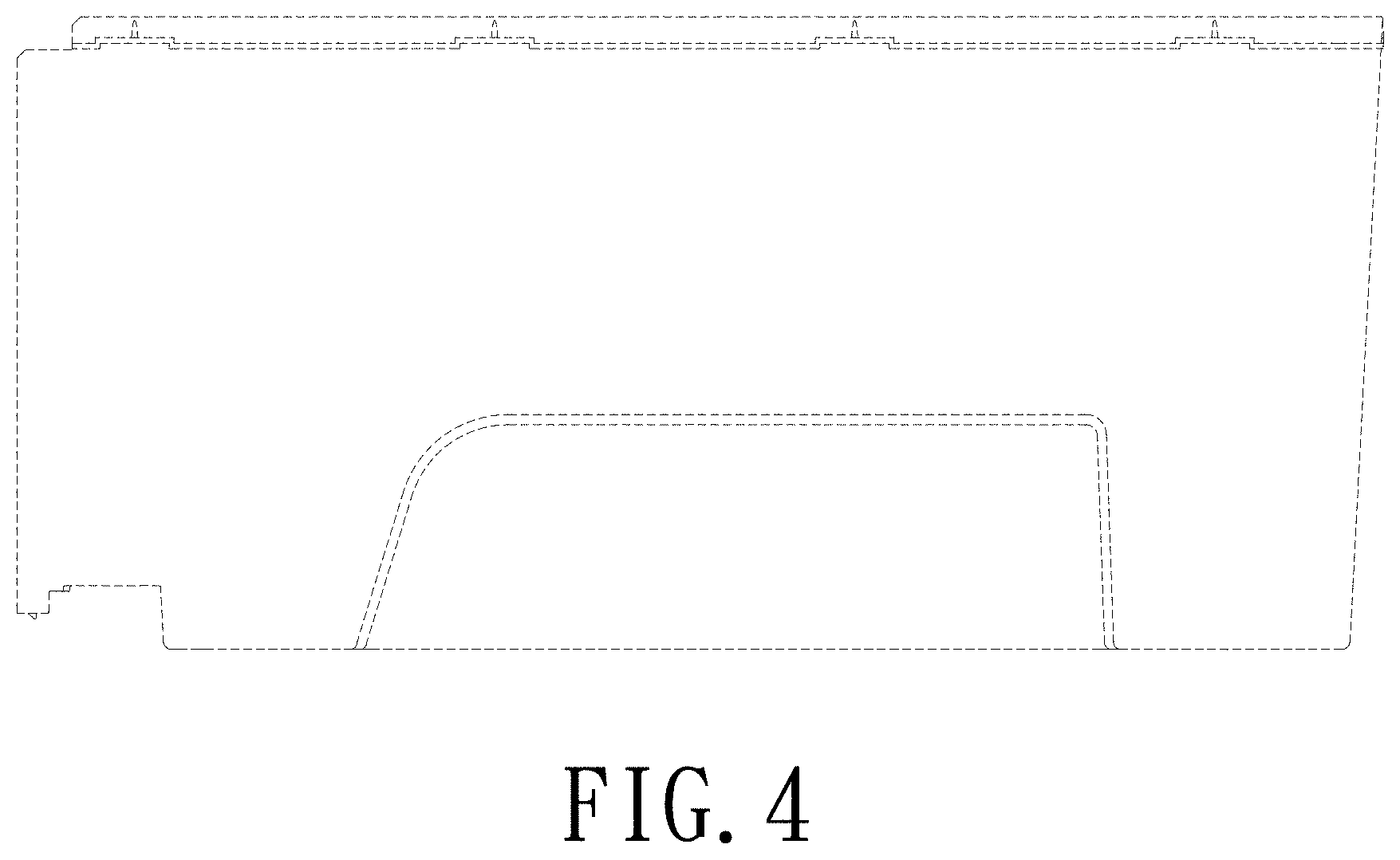 Patent USD1001639 Figure 3 – Outer container of packaging box for storage