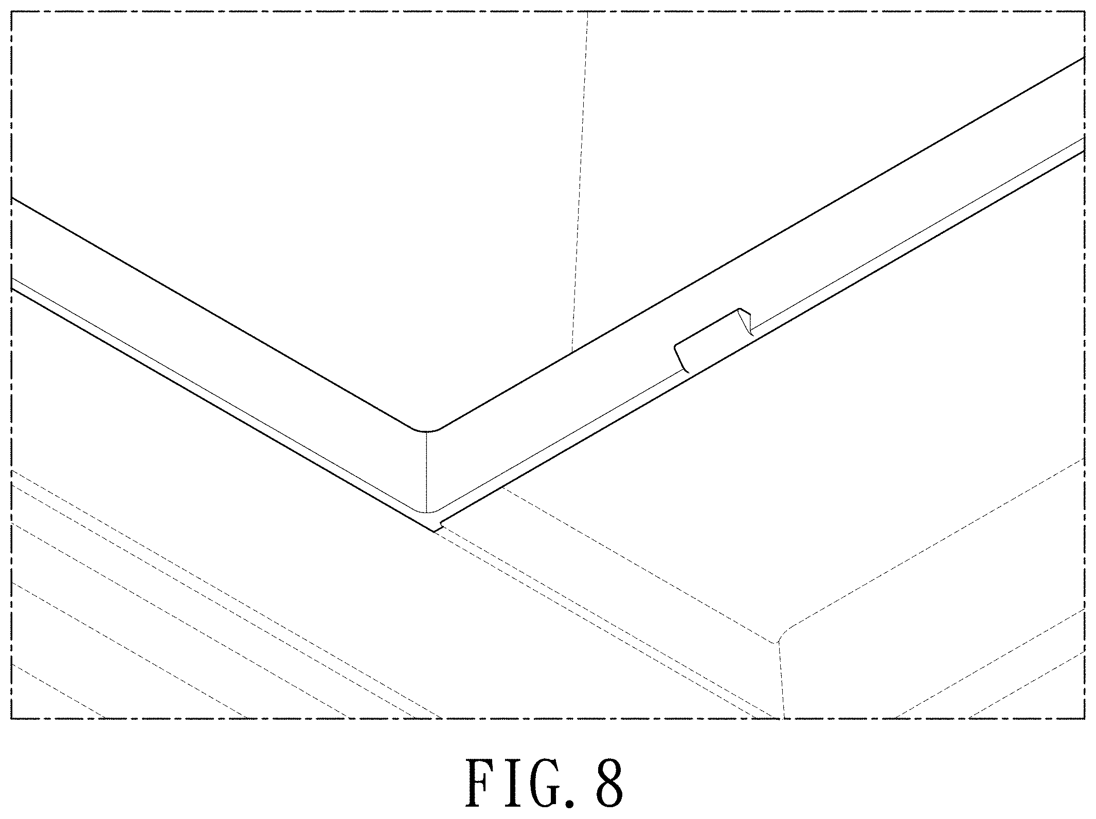 Patent USD1001639 Figure 7 – Outer container of packaging box for storage
