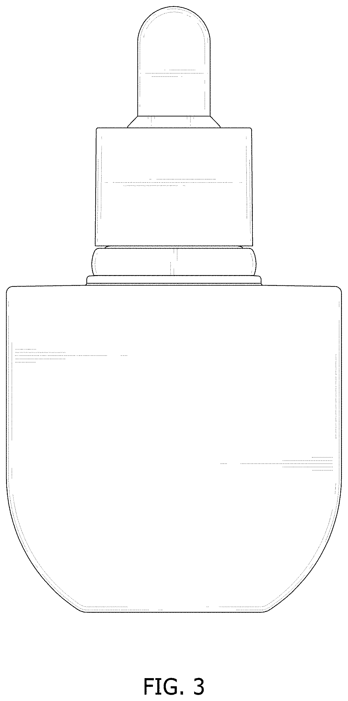 Patent USD1001640 Figure 3 – Cosmetics container