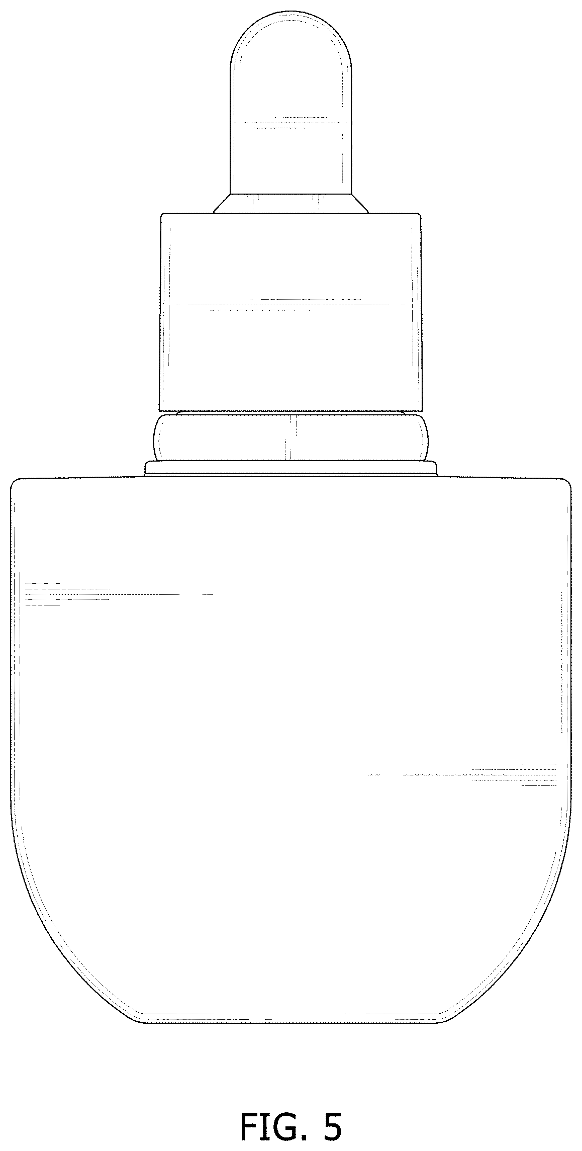 Patent USD1001640 Figure 5 – Cosmetics container