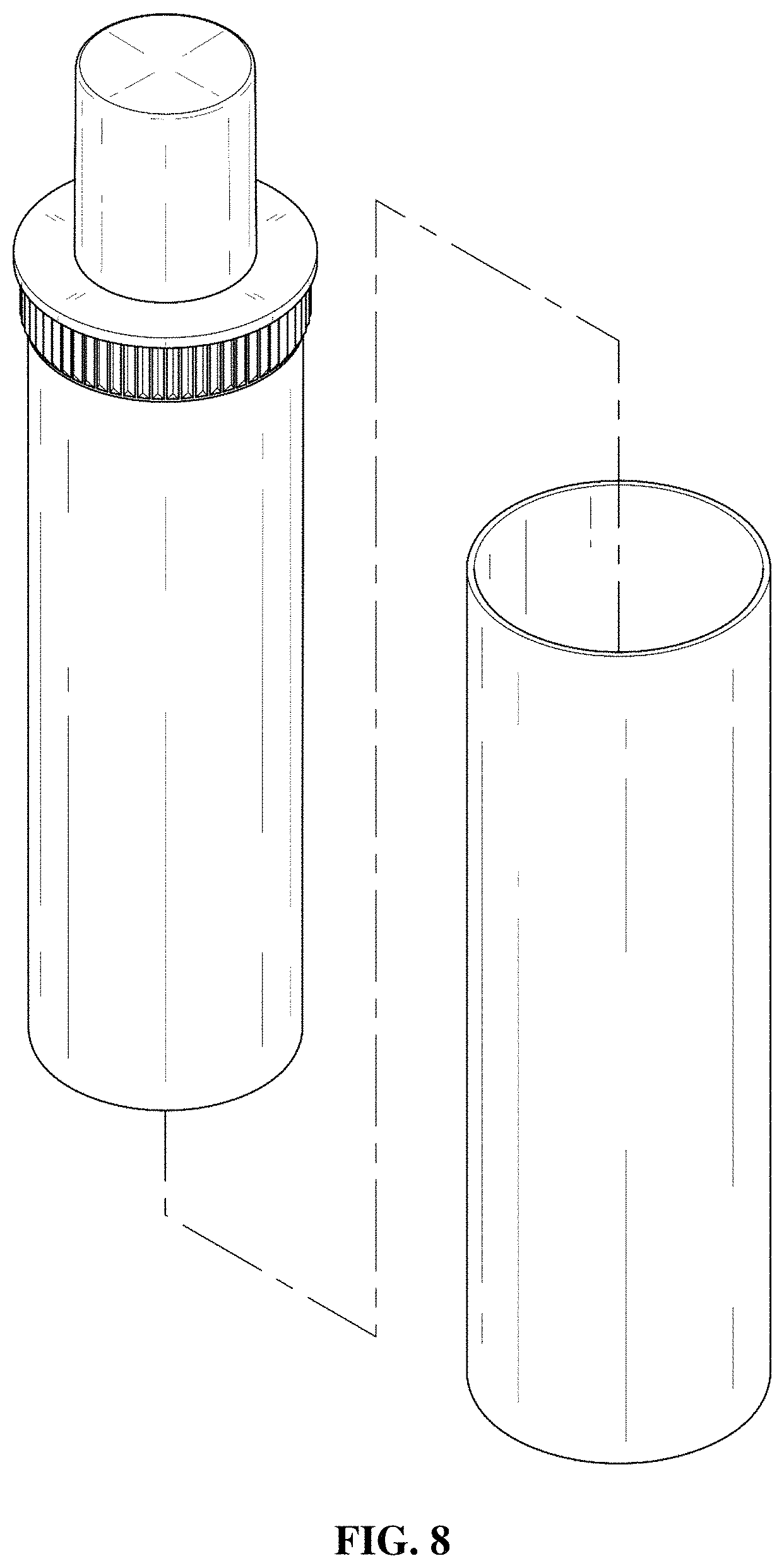 Patent USD1001644 Figure 7 – Cosmetic container
