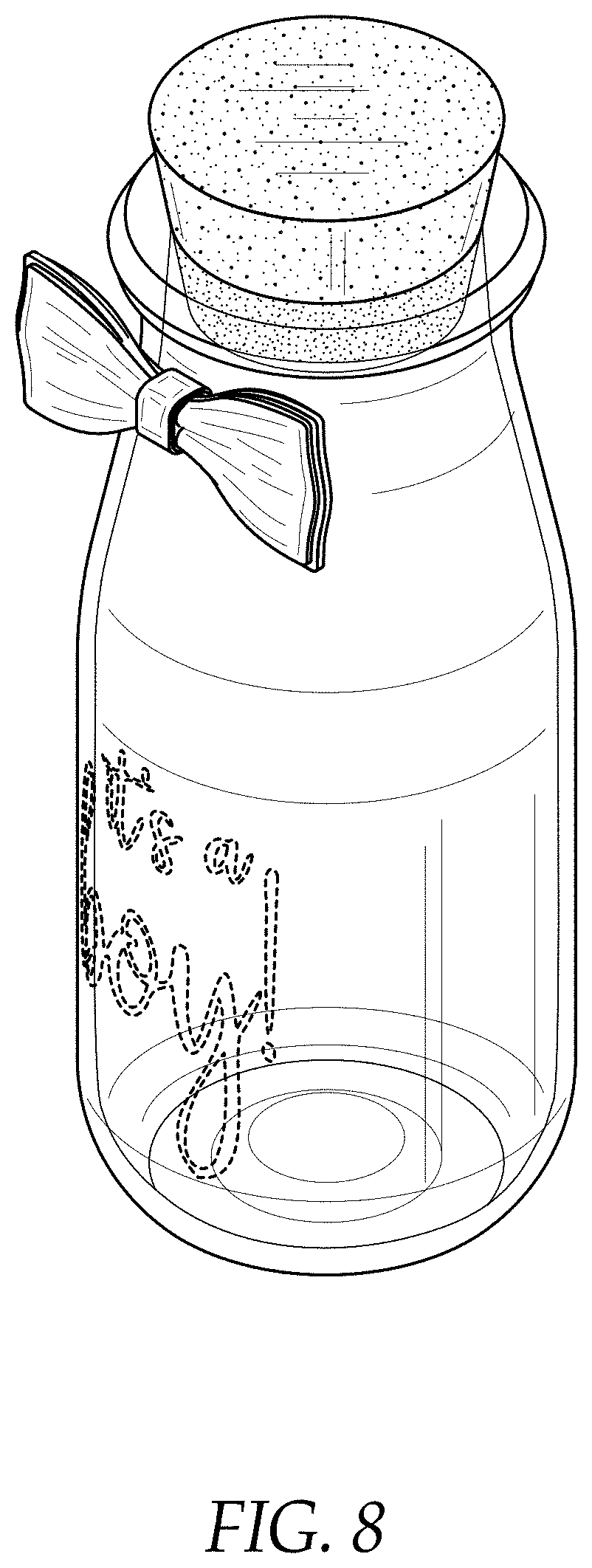 Patent USD1001646 Figure 5 – Bottle