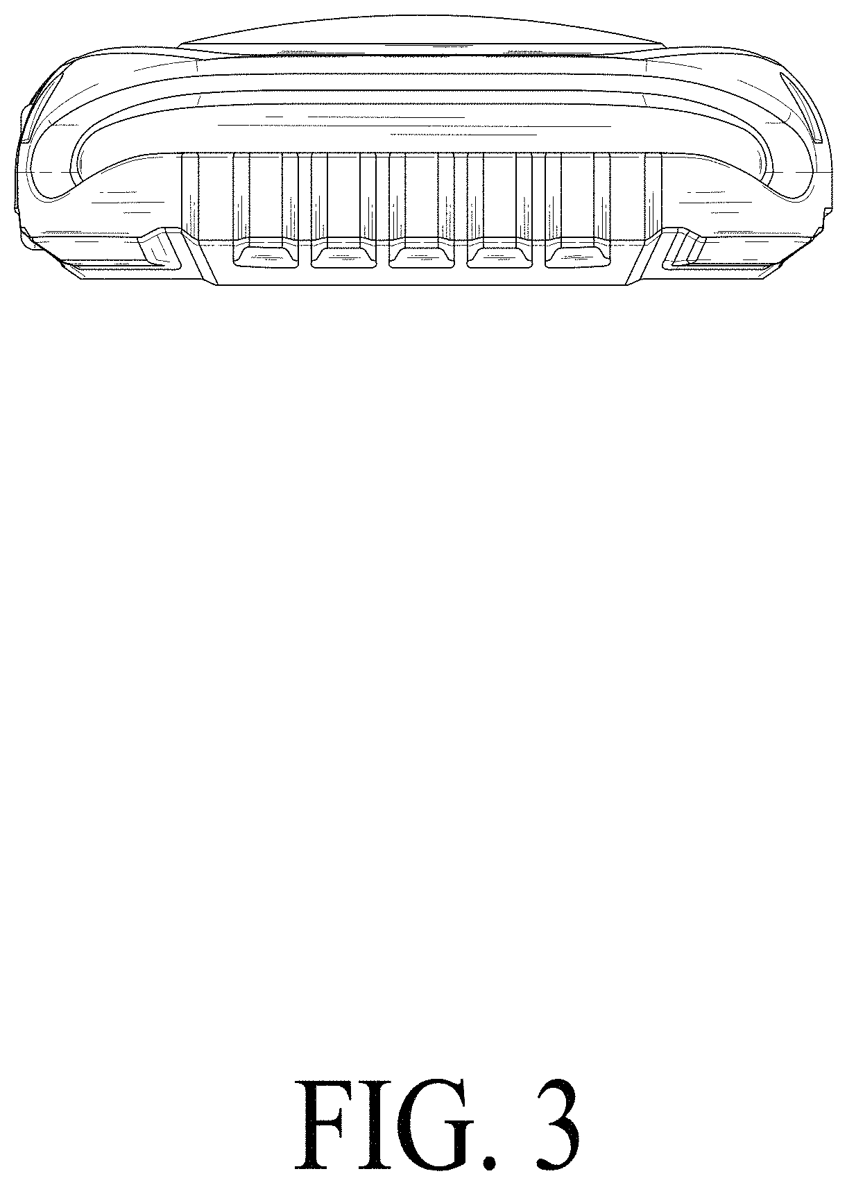 Patent USD1001652 Figure 3 – Watch frame