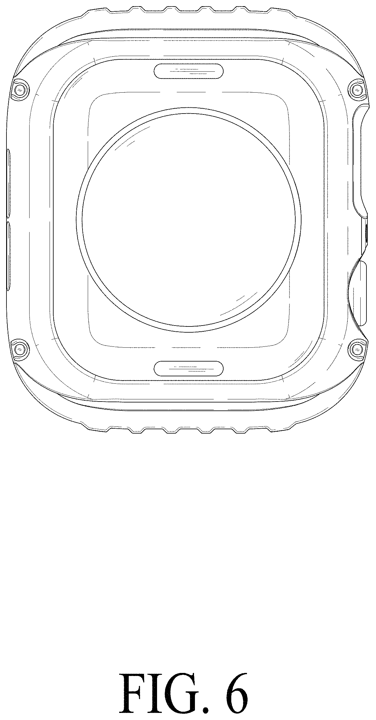 Patent USD1001652 Figure 6 – Watch frame