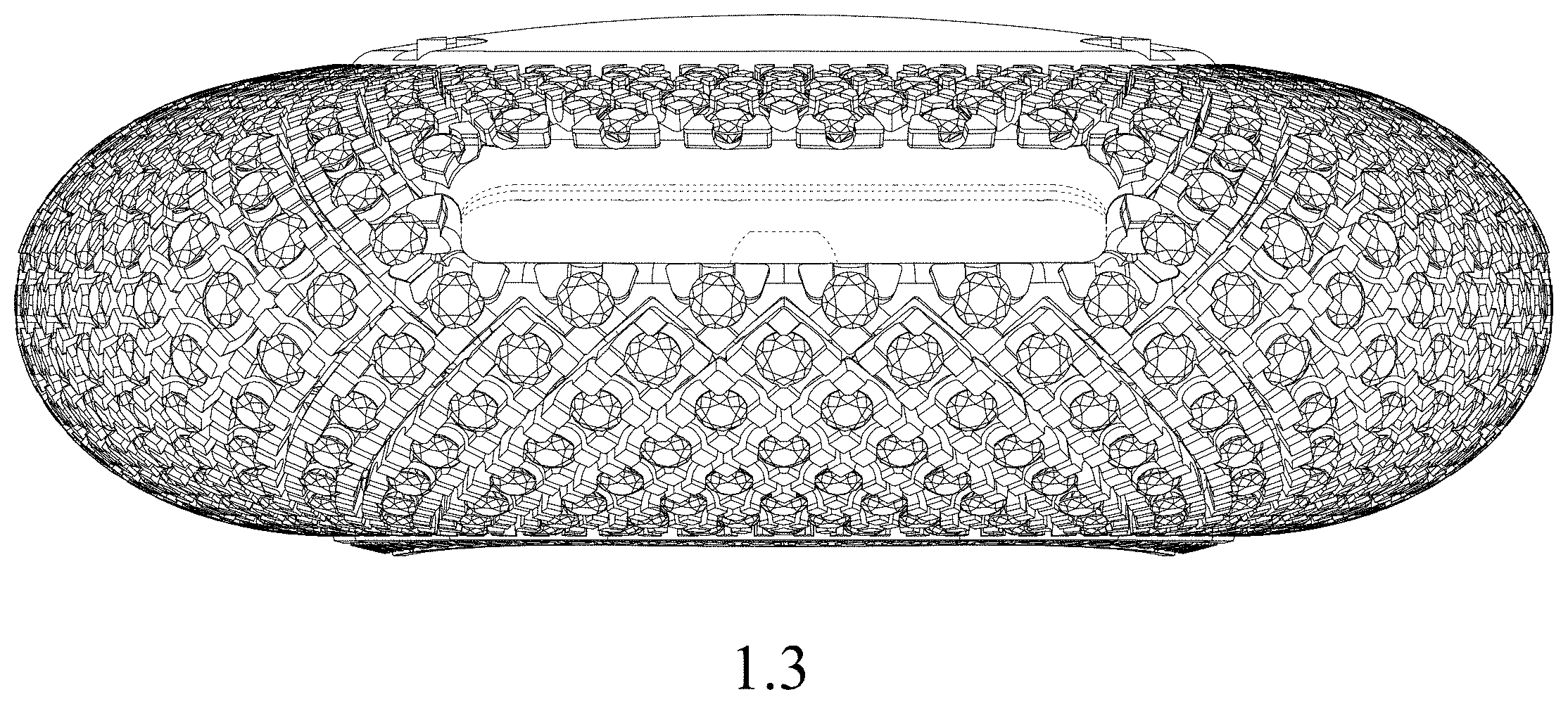 Patent USD1001653 Figure 3 – Watch case