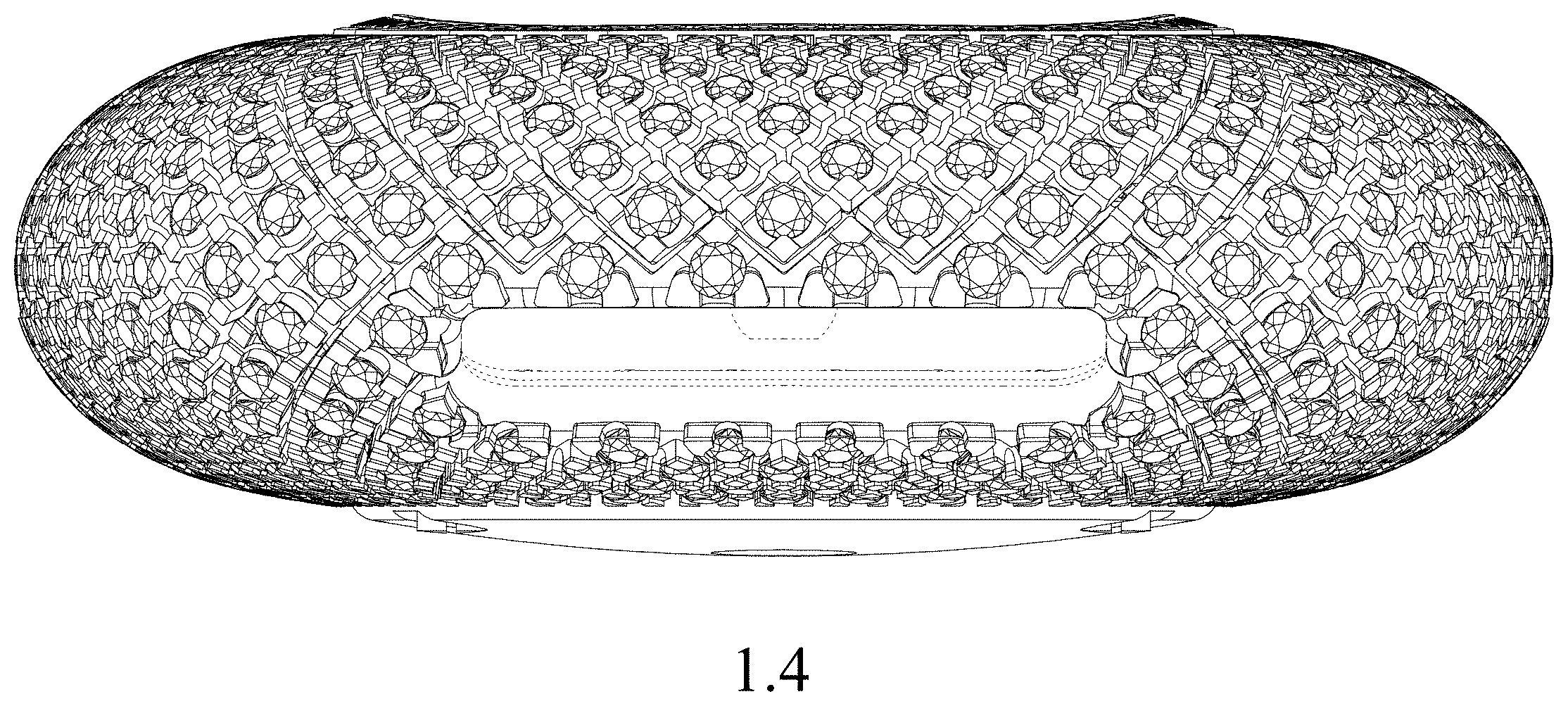 Patent USD1001653 Figure 4 – Watch case