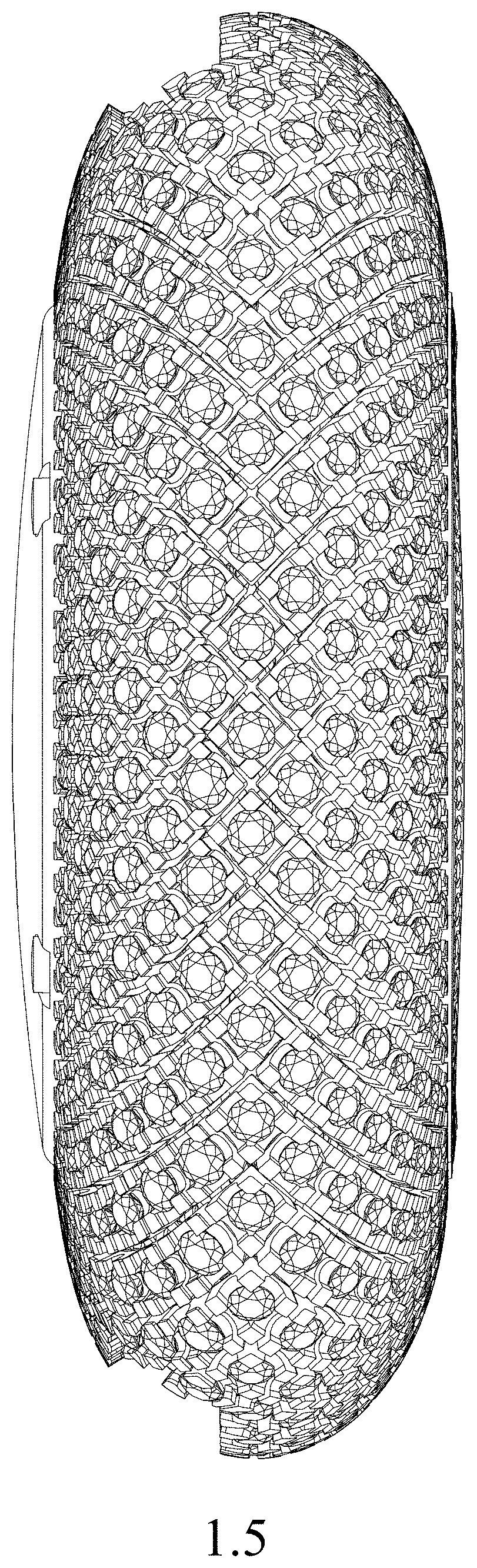 Patent USD1001653 Figure 5 – Watch case