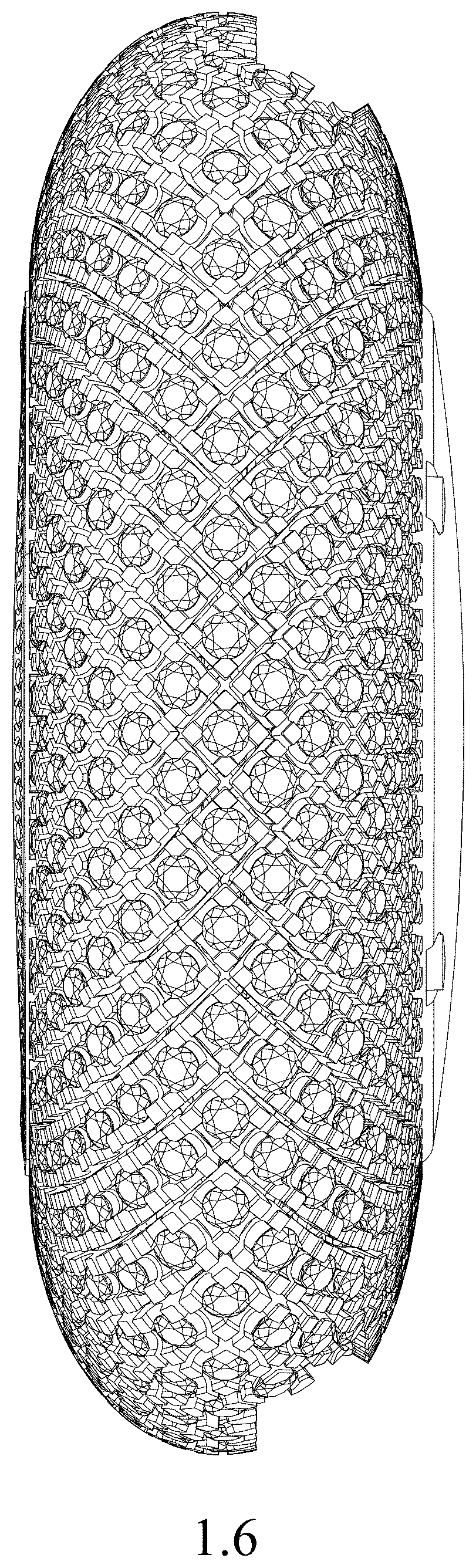 Patent USD1001653 Figure 6 – Watch case