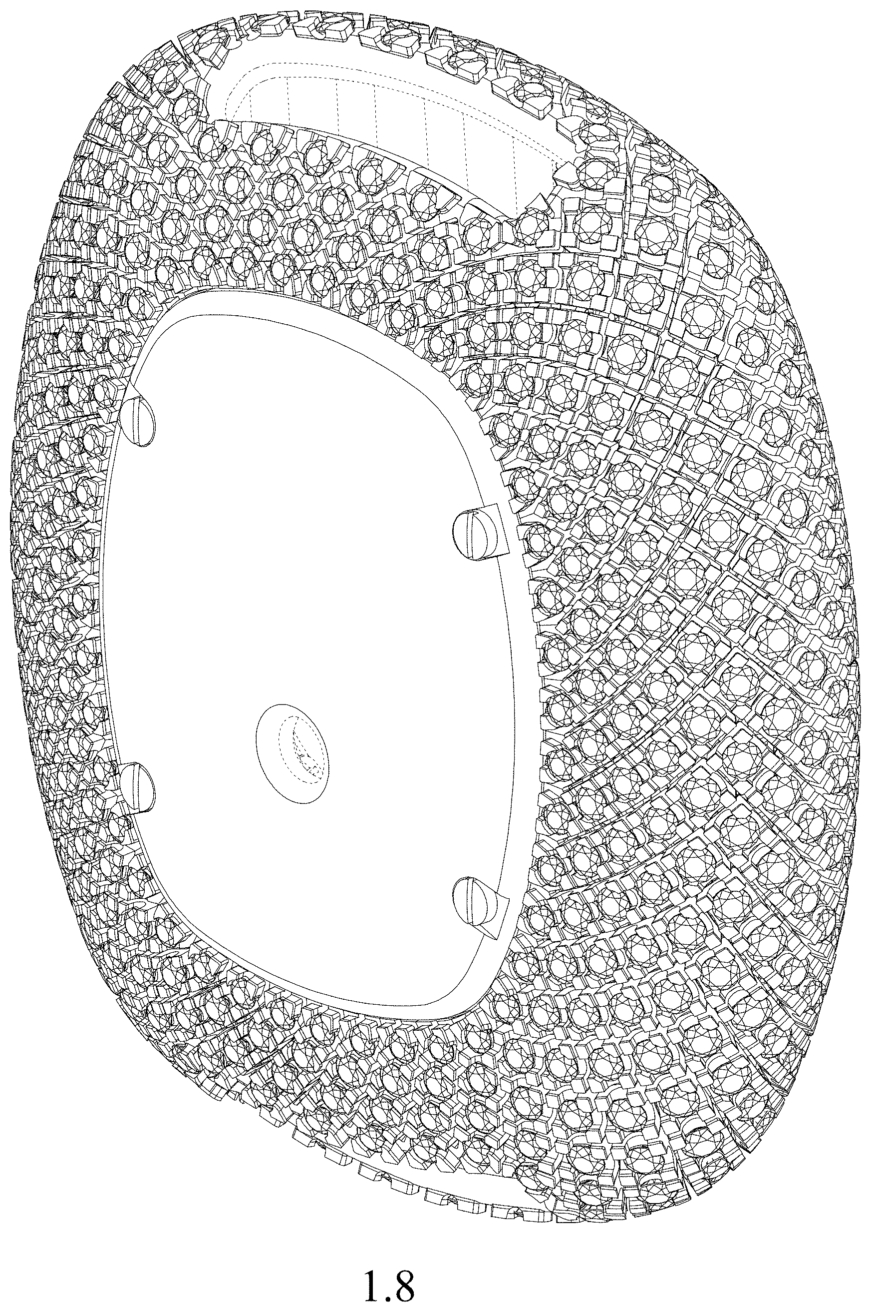 Patent USD1001653 Figure 8 – Watch case