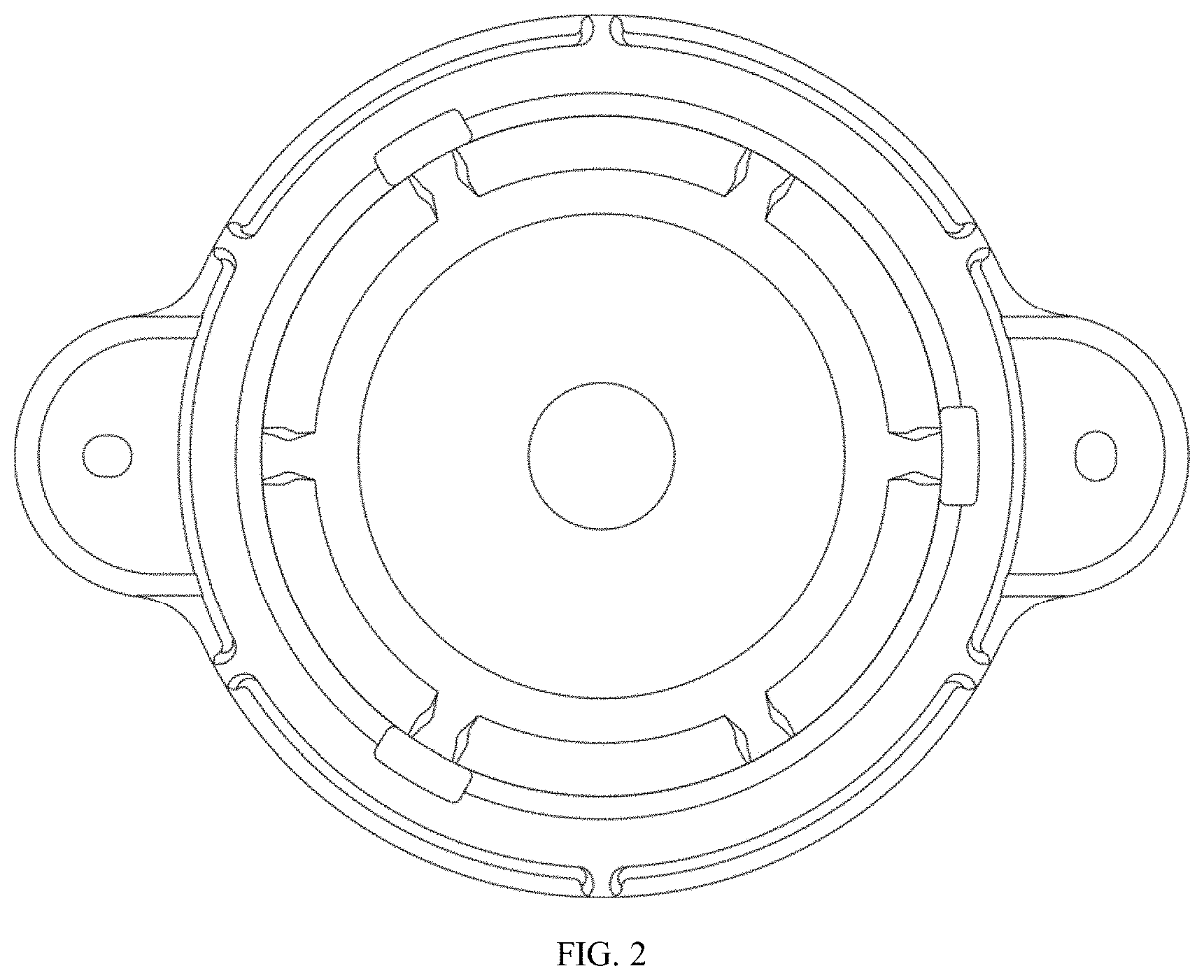 Patent USD1001658 Figure 2 – GPS tracking pod with mounting bracket