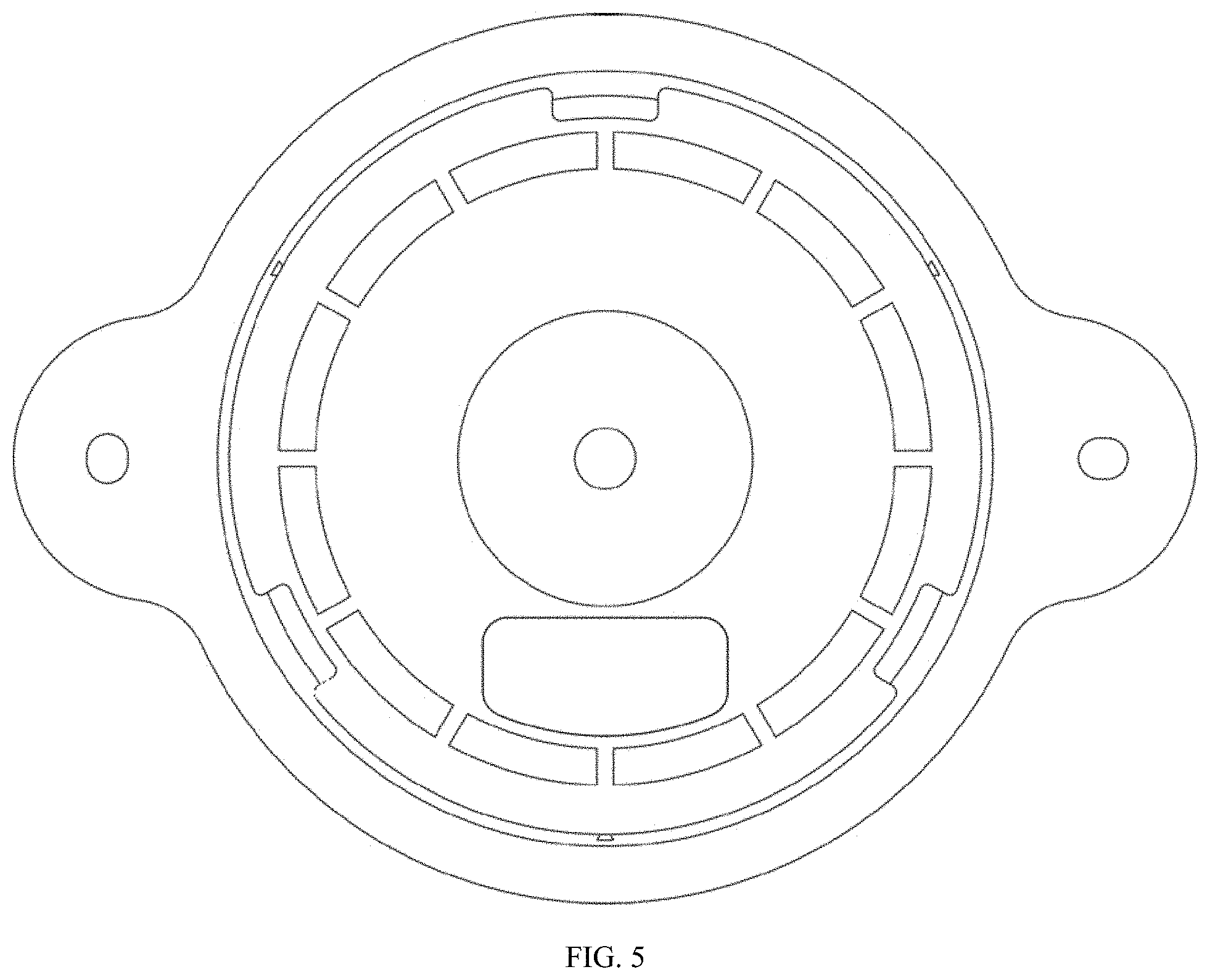 Patent USD1001658 Figure 5 – GPS tracking pod with mounting bracket