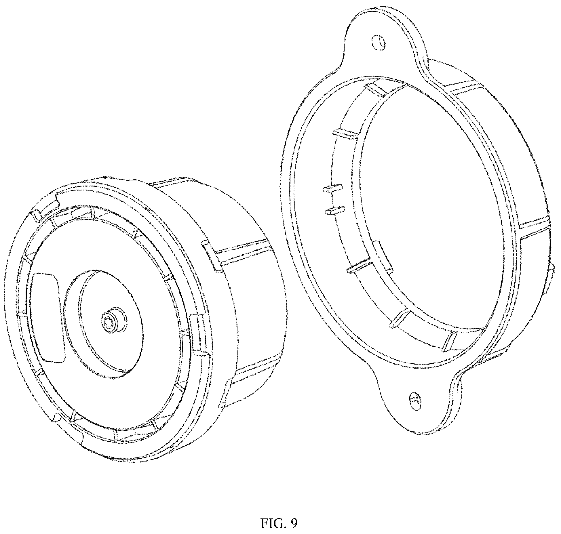 Patent USD1001658 Figure 8 – GPS tracking pod with mounting bracket