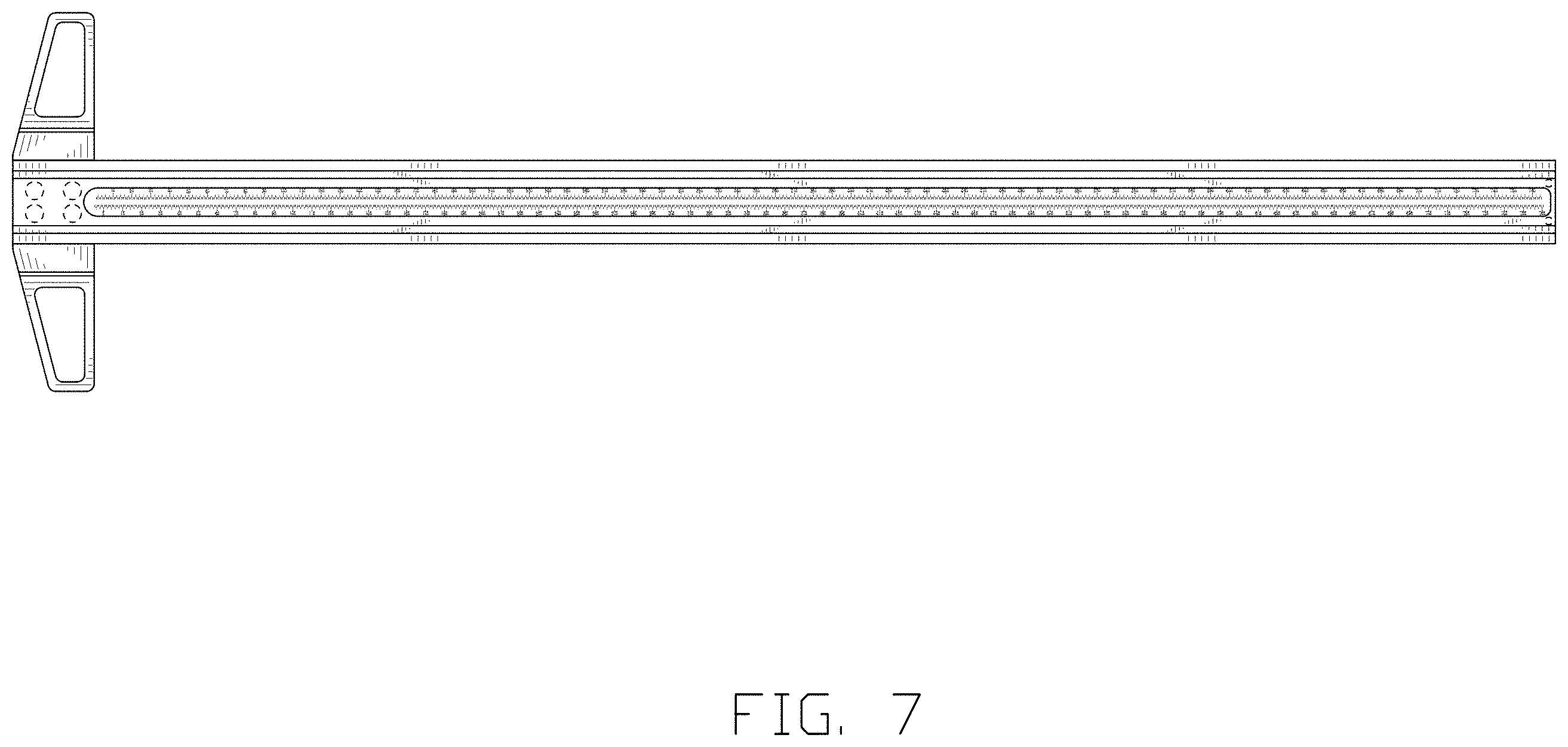 Patent USD1001659 Figure 7 – Scribing ruler