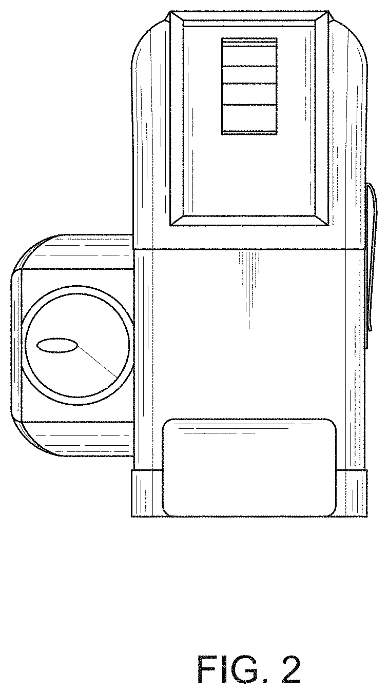 Patent USD1001661 Figure 2 – Measuring tape with pencil sharpener