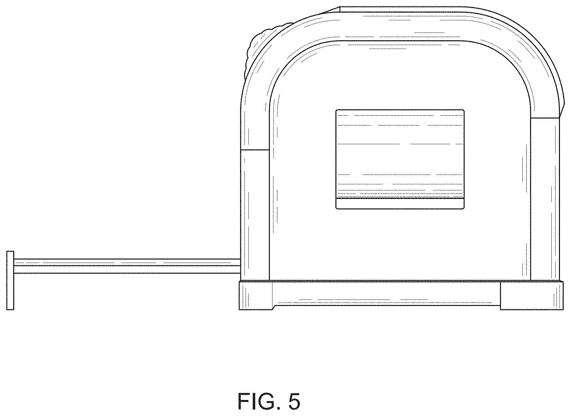 Patent USD1001661 Figure 5 – Measuring tape with pencil sharpener