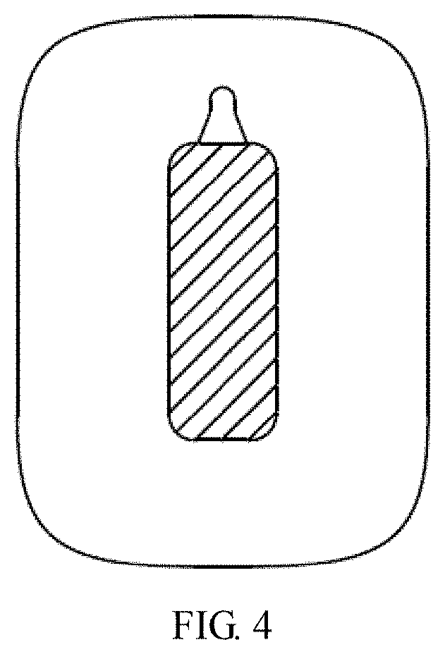 Patent USD1001662 Figure 4 – Smart entrance guard with portable tracker