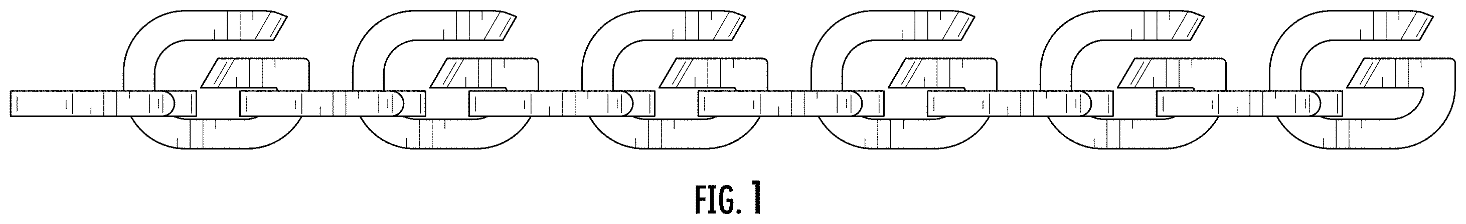 Patent USD1001667 Figure 1 – Jewelry chain