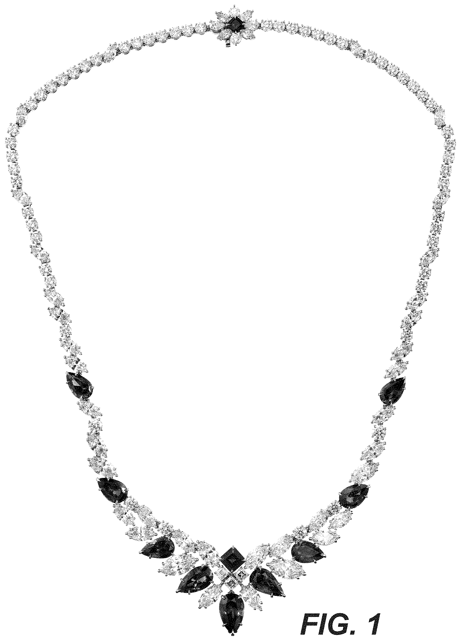 Patent USD1001669 Figure 1 – Necklace
