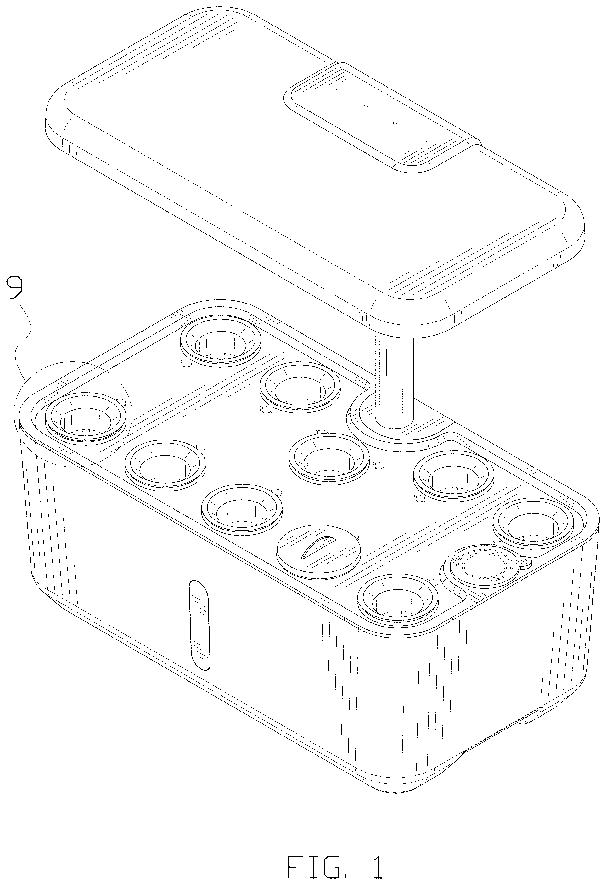 Patent USD1001671 — Planter — Figure 1