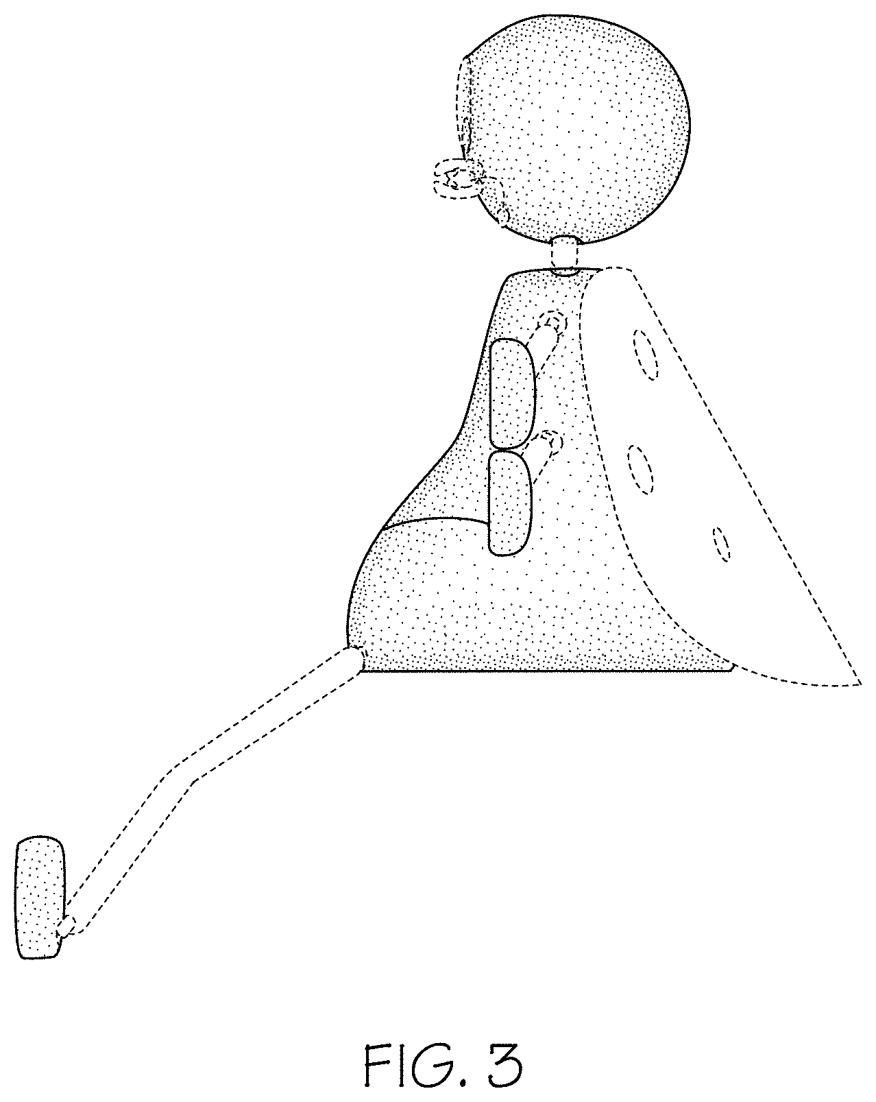 Patent USD1001673 Figure 3 – Poseable animal figurine