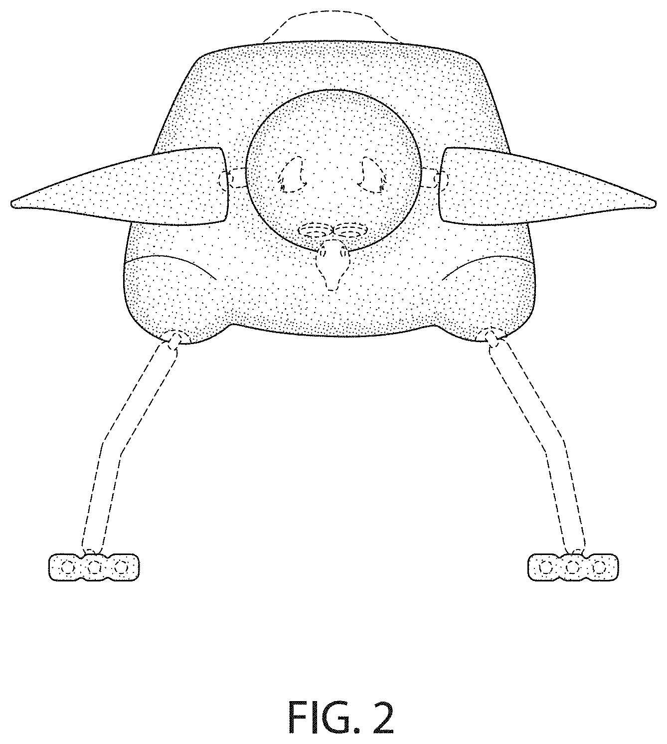 Patent USD1001674 Figure 2 – Poseable animal figurine